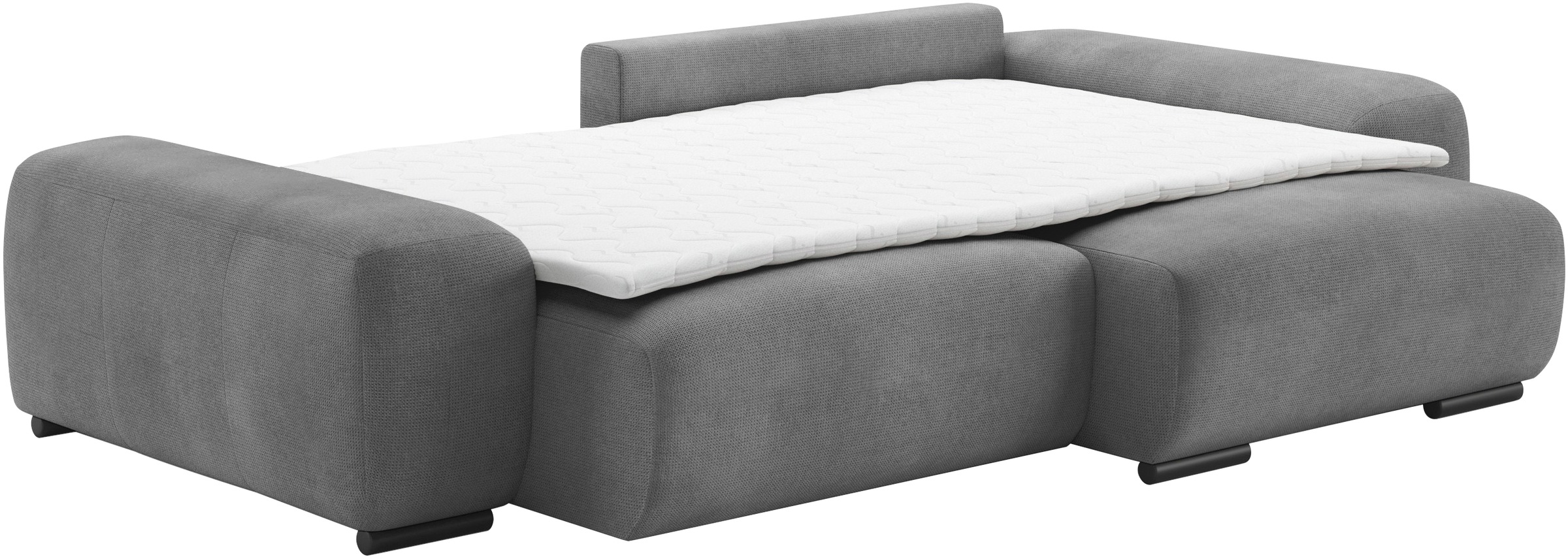 Mr. Couch Polsterecke »Sundance, L-Form«, Dauerschläfer mit Bett, Bettkasten, bis 140 kg belastbar