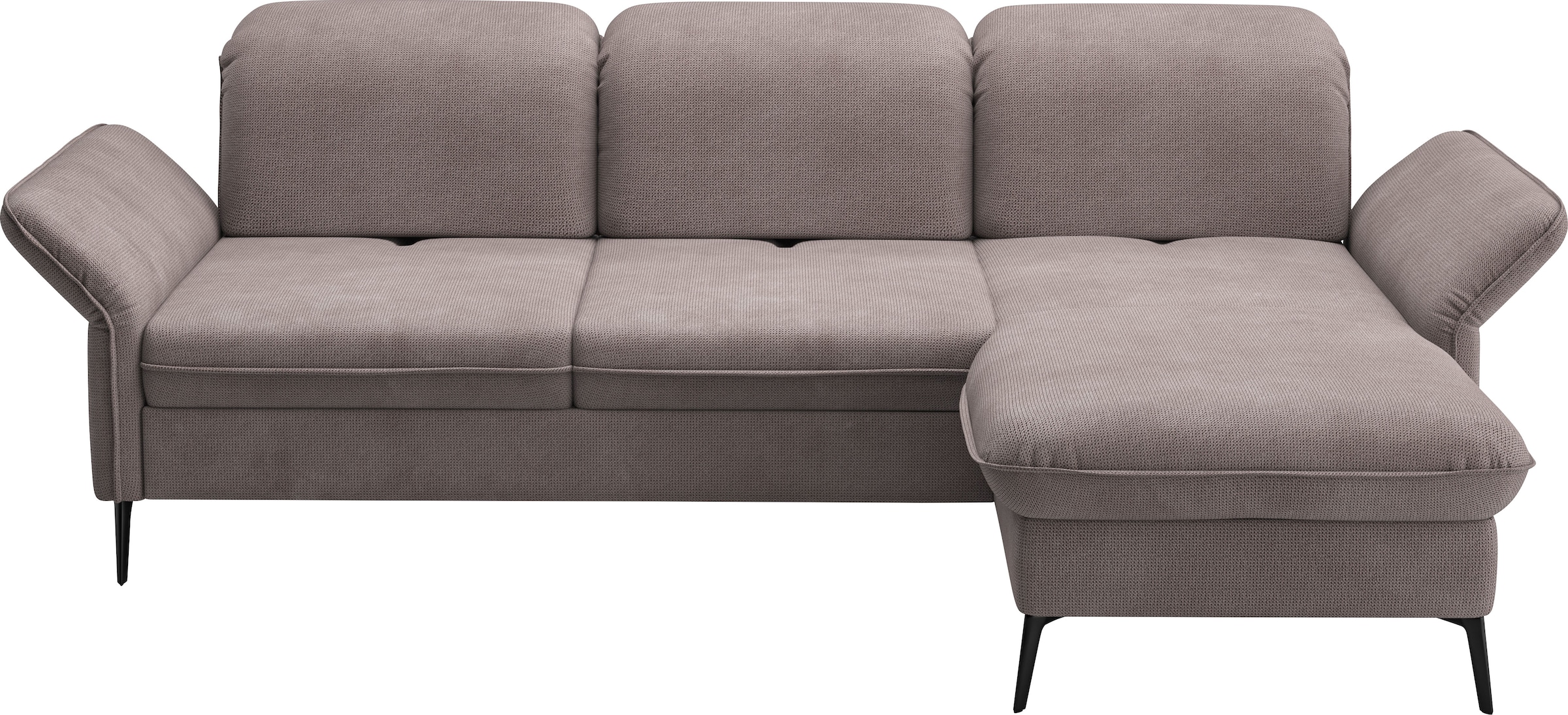 sit&more Ecksofa »Emely«, mit Sitztiefenverstellung optional mit Bettfunktion und Bettkasten
