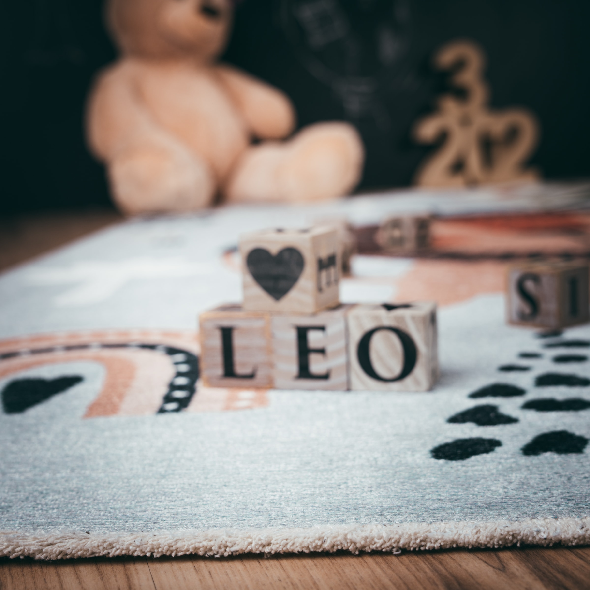 Obsession Kinderteppich »My Greta 626« rechteckig 6 mm Höhe Spielteppich, bedruckt, Fuchs Motiv, waschbar, Kinderzimmer