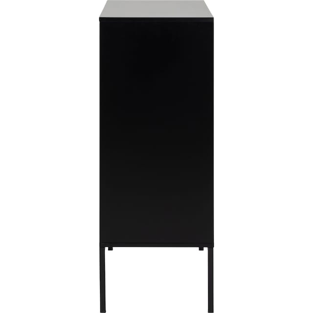 ACTONA GROUP Sideboard, (1), schwarze Kontrastrahmen, 4 Türen und 2  Einlegeböden, Breite 80 cm bei OTTO | Stahlschränke