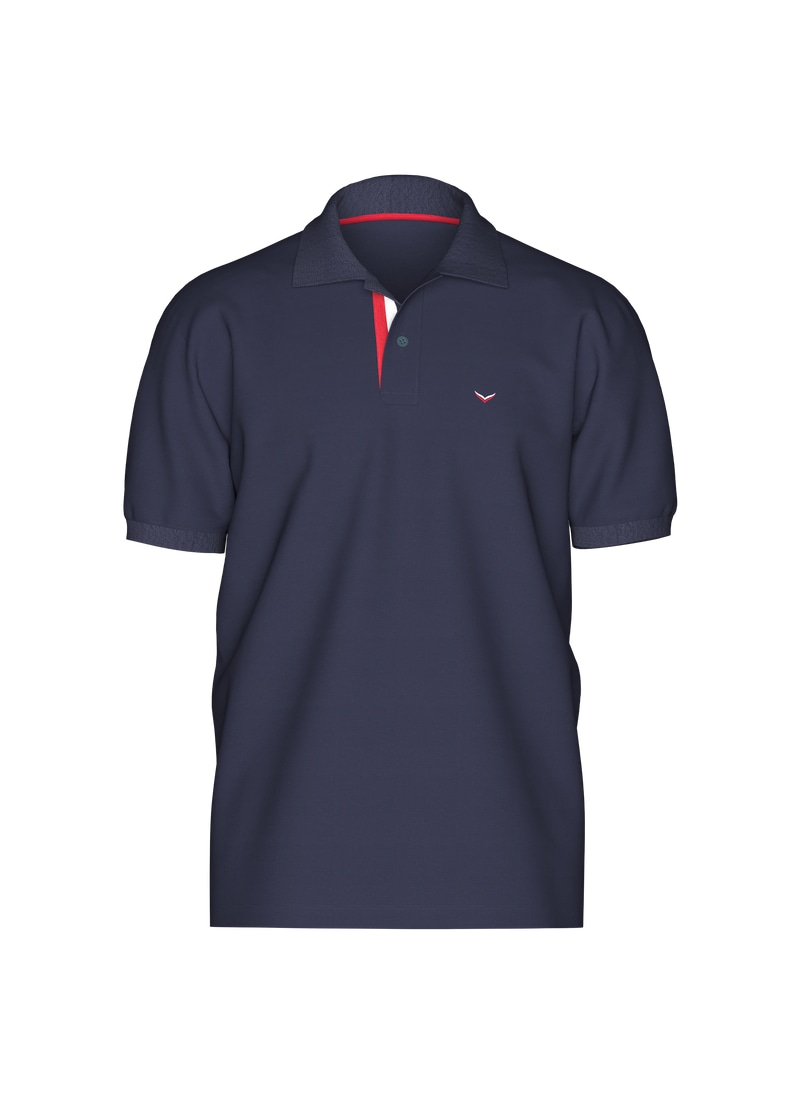 Trigema Poloshirt »TRIGEMA Poloshirt mit dreifarbiger Knopfleiste« 1 Stk.