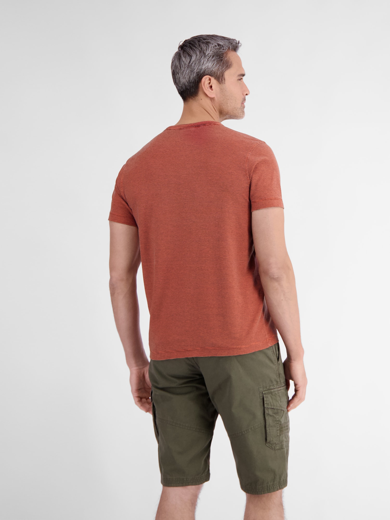 LERROS Henleyshirt »LERROS Gestreiftes Serafino-Shirt für Herren«