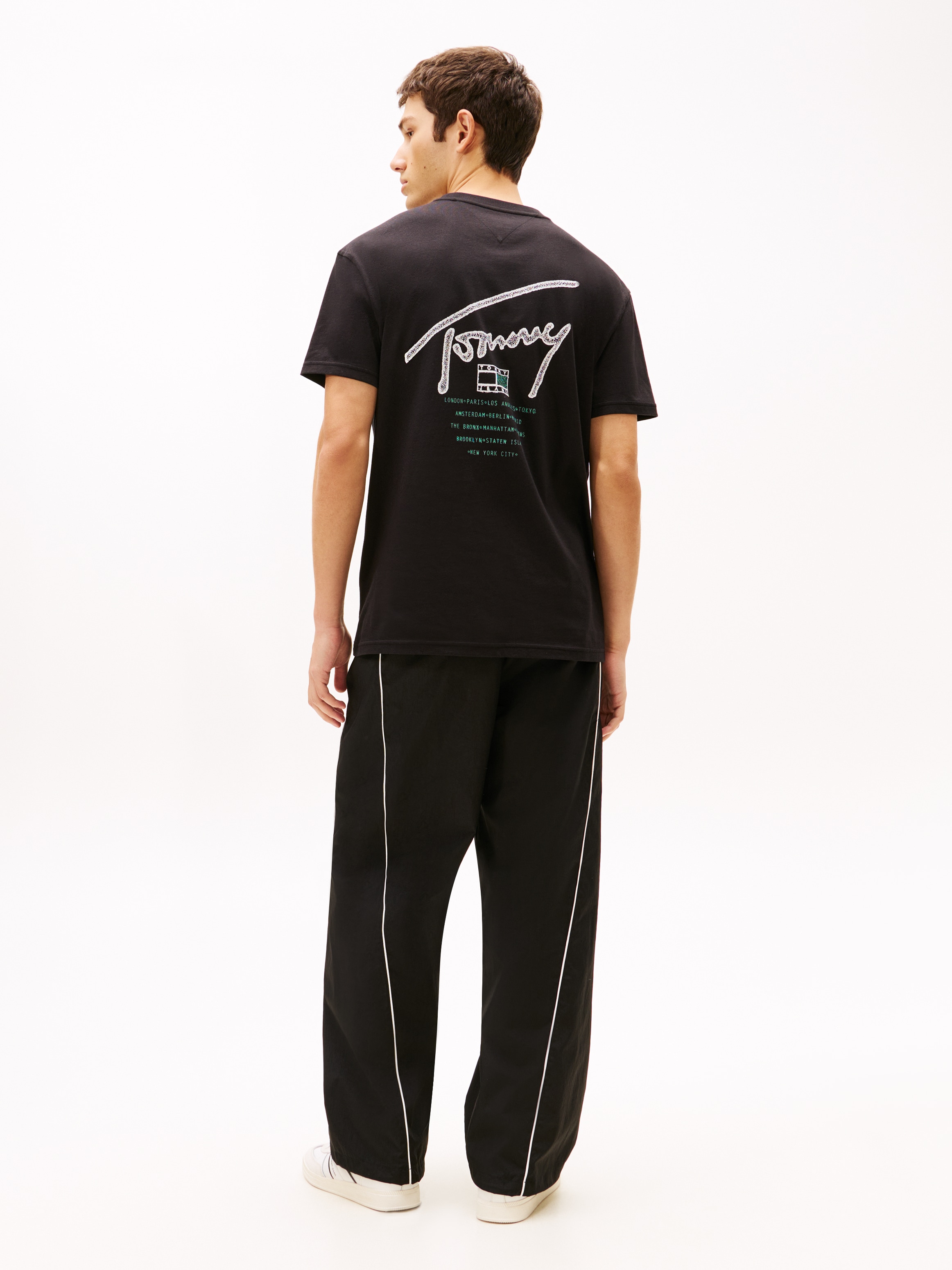 Tommy Jeans T-Shirt »TJM SIGN BACKPRINT« mit Rückenprint, regular fit, Rundhals
