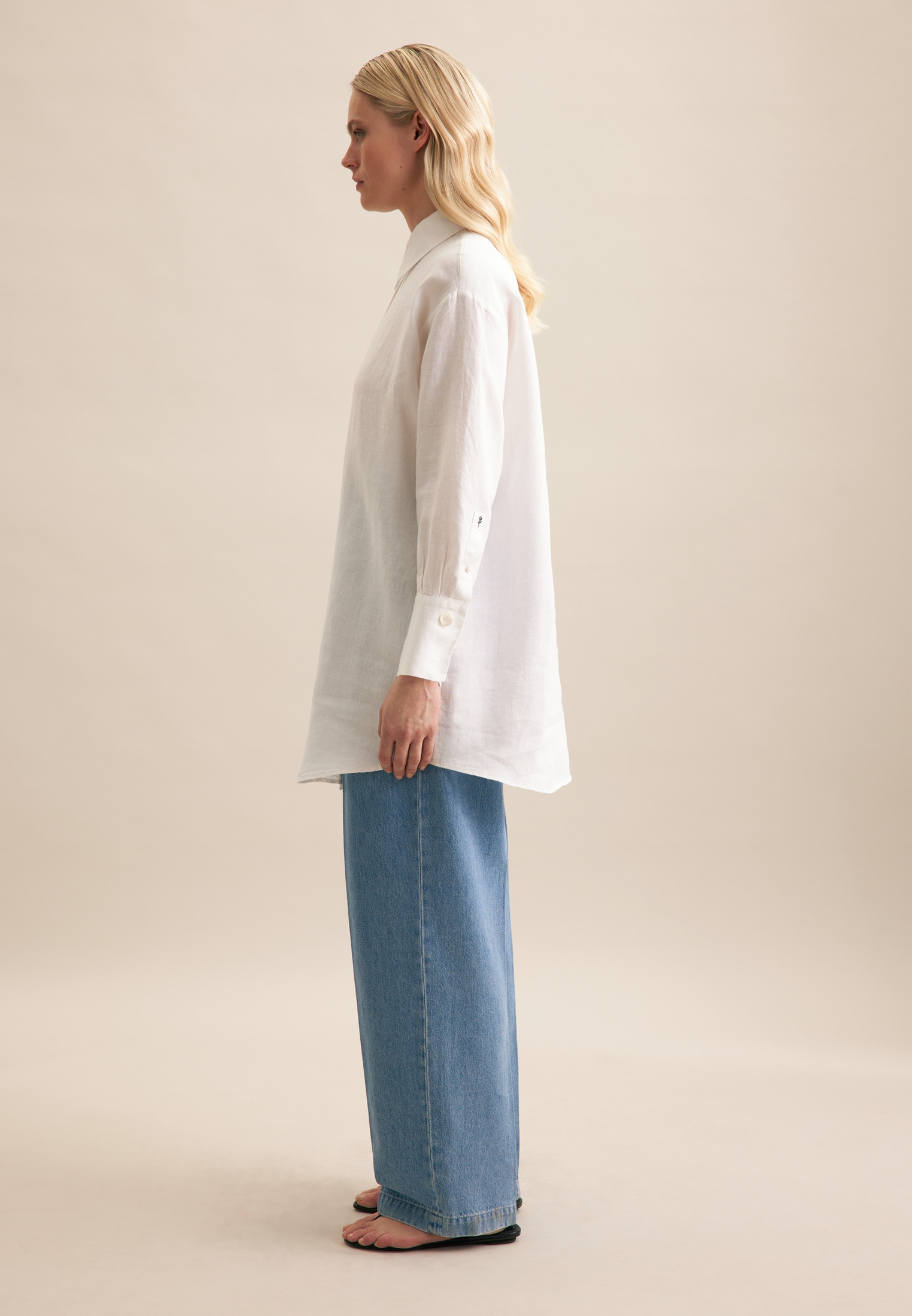 seidensticker Hemdbluse »Schwarze Rose« 1/1 Uni