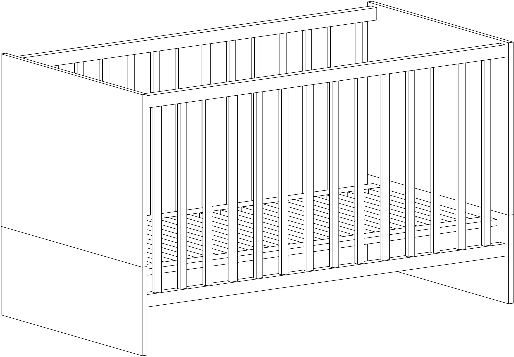arthur berndt Babymöbel-Set »Selina«, (Spar-Set, 2 St., Kinderbett, Wickelkommode), Made in Germany; bestehend aus Kinderbett und Wickelkommode