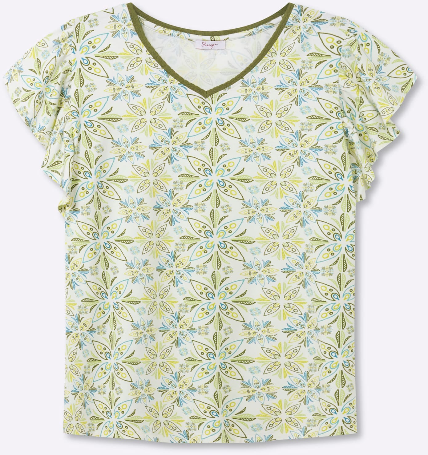 Sheego V-Shirt »Shirt« 1