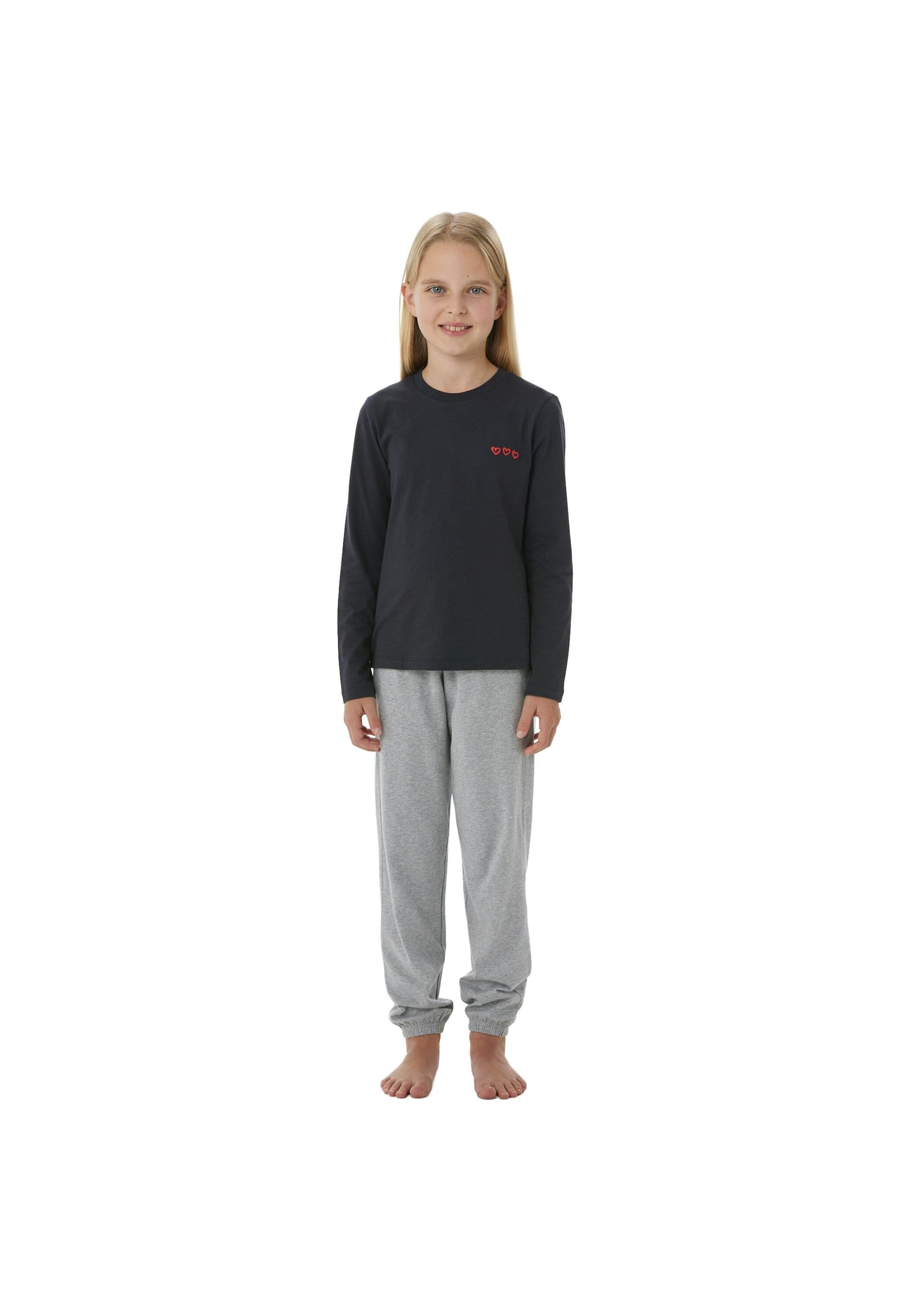 Schiesser Schlafanzug »Pyjama Kids Nightwear Herzen«