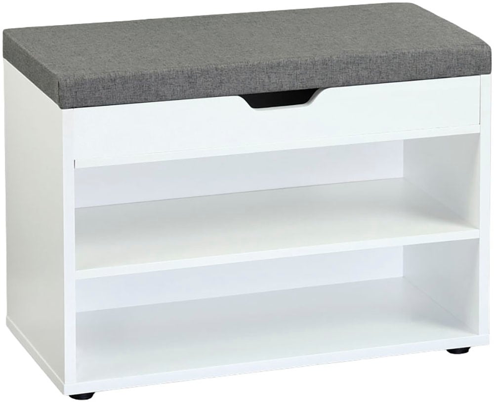 KESPER® Schuhschrank »KESPER Schuhschrank mit Sitzkissen, FSC« mit Klappe / zusätzliches Stauraumfach