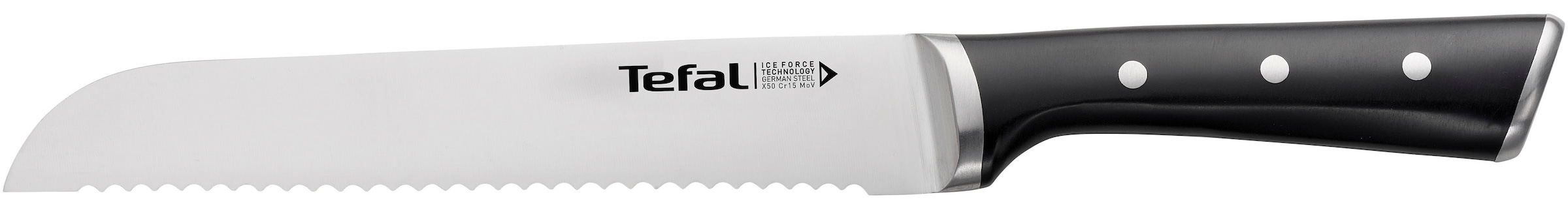 Tefal Brotmesser »Ice Force« 20 cm, Eishärtungstechnologie, Klinge aus deutschem Edelstahl