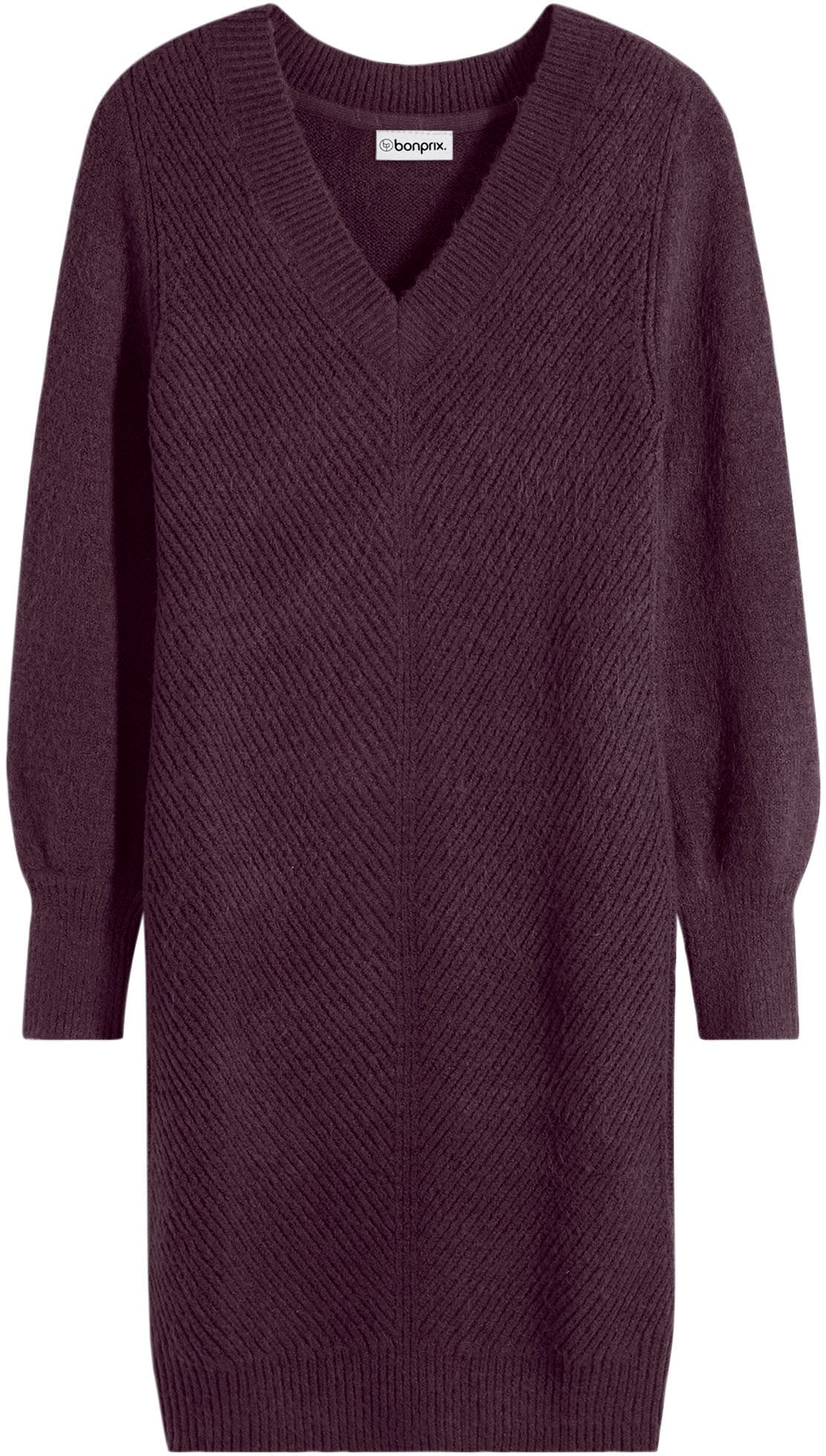 bonprix Strickkleid »Strickkleid« für besondere Anlässe, elastisches Material, Loose Fit