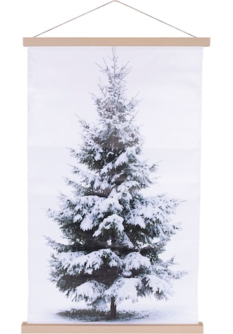 LED-Bild »Wandbehang Tannenbaum, mit LED-Beleuchtung, Weihnachtsdeko«, (1 St.),...