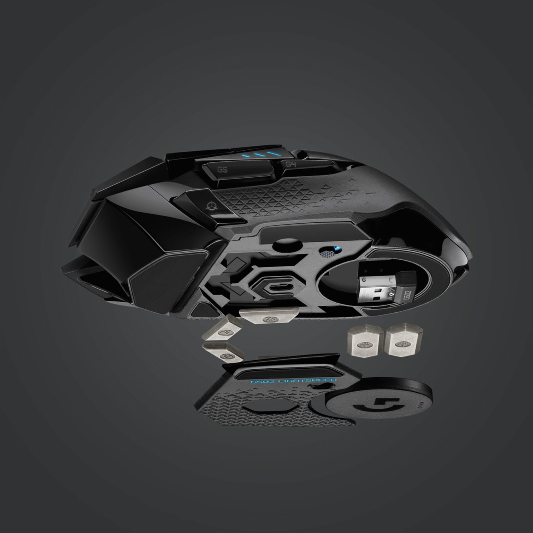Logitech Maus »G502 LIGHTSPEED«, RF Wireless