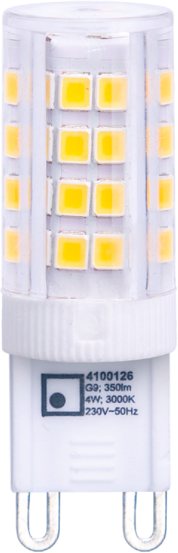 näve LED-Leuchtmittel »Denny«, G9, 6 St., Warmweiß, 6er-Set, Leuchtmittel G9/3,5W, Effizienzklasse F, Keramik/Kunststoff