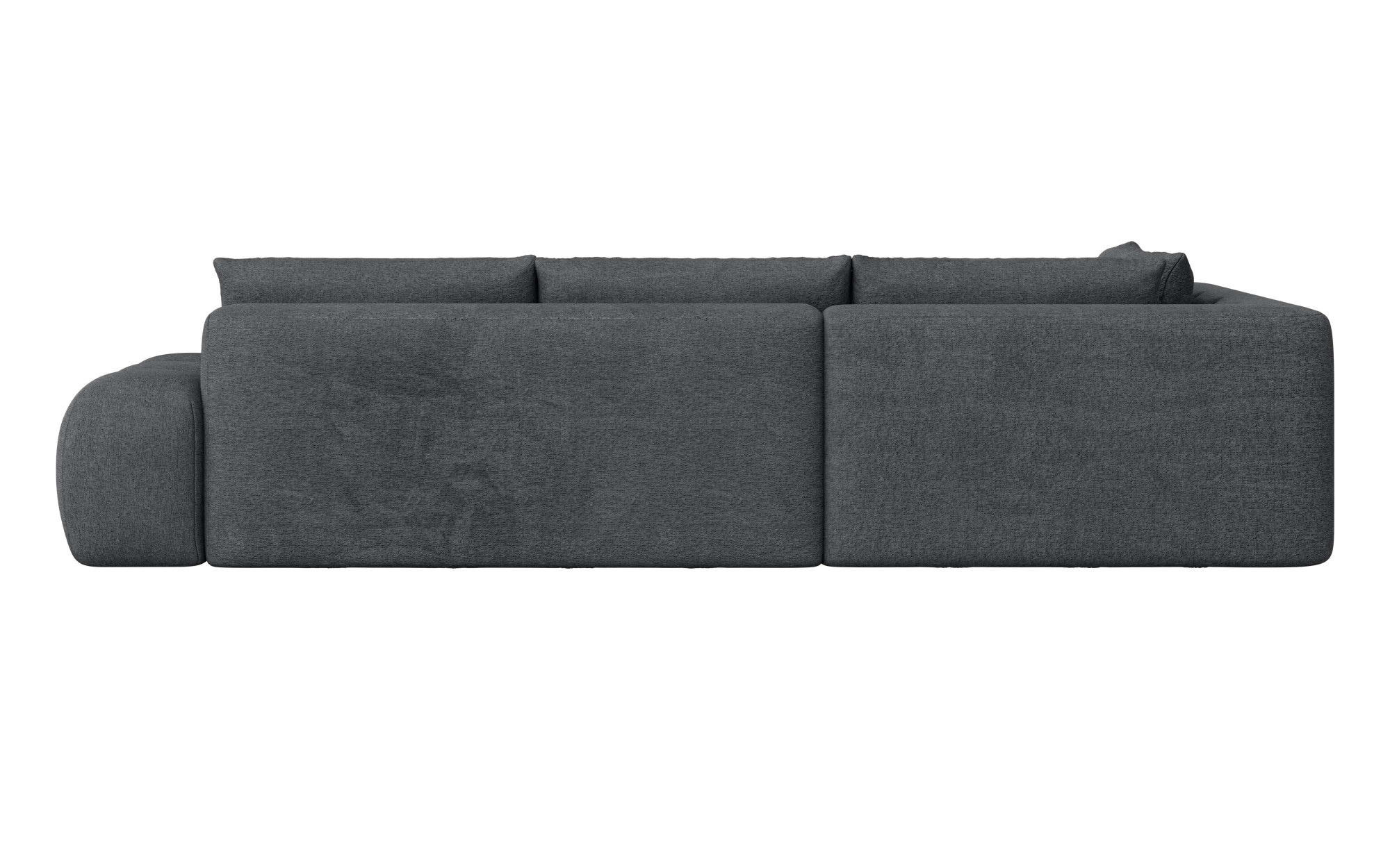 INOSIGN Ecksofa »AZITA klein, L-Form, elegant und bequem Designsofa«, lose Rückenkissen, traumhafte Steppung, Maße B/T/H: 296/176,5/89 cm