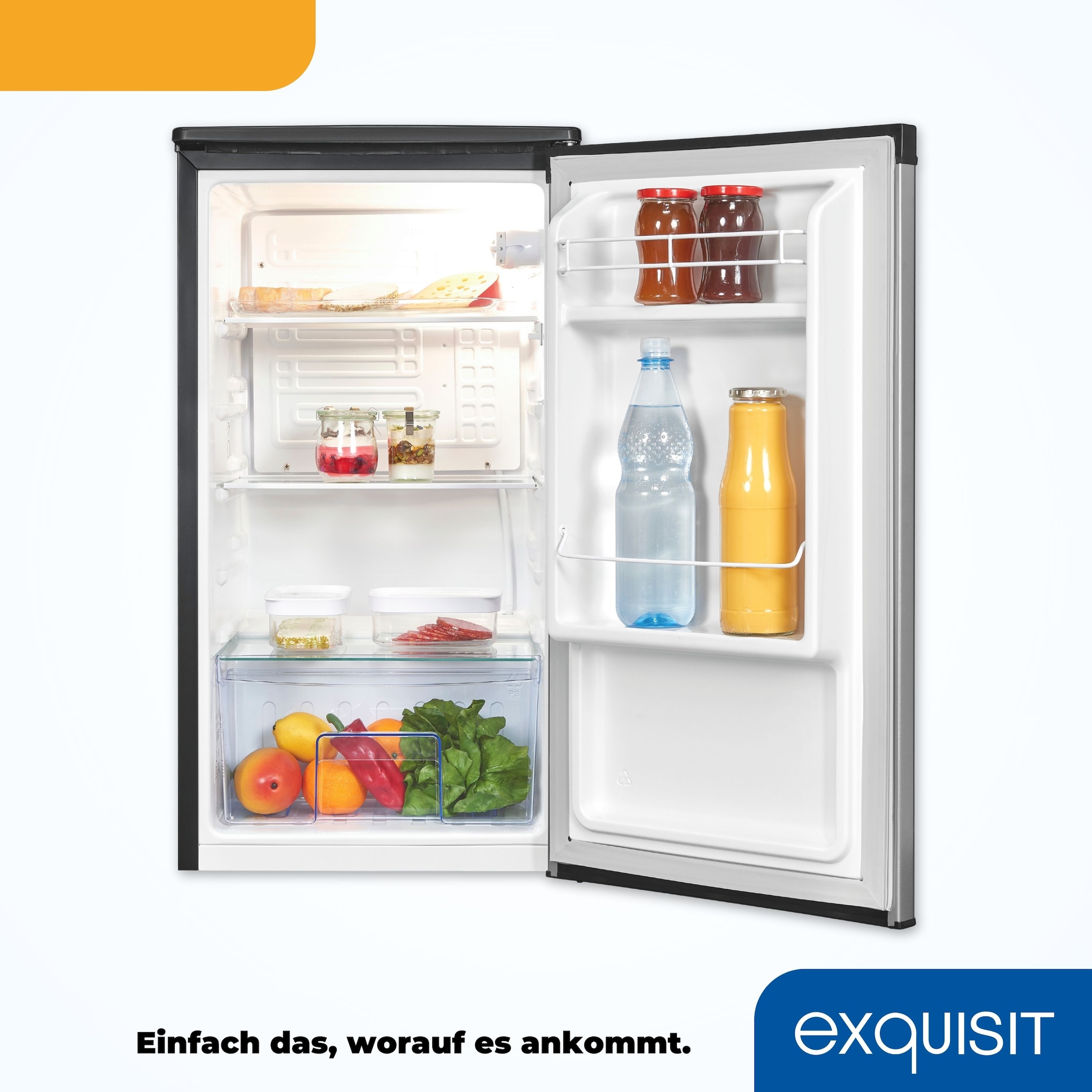 exquisit Vollraumkühlschrank »KS85-V-091E«, 76 L Volumen