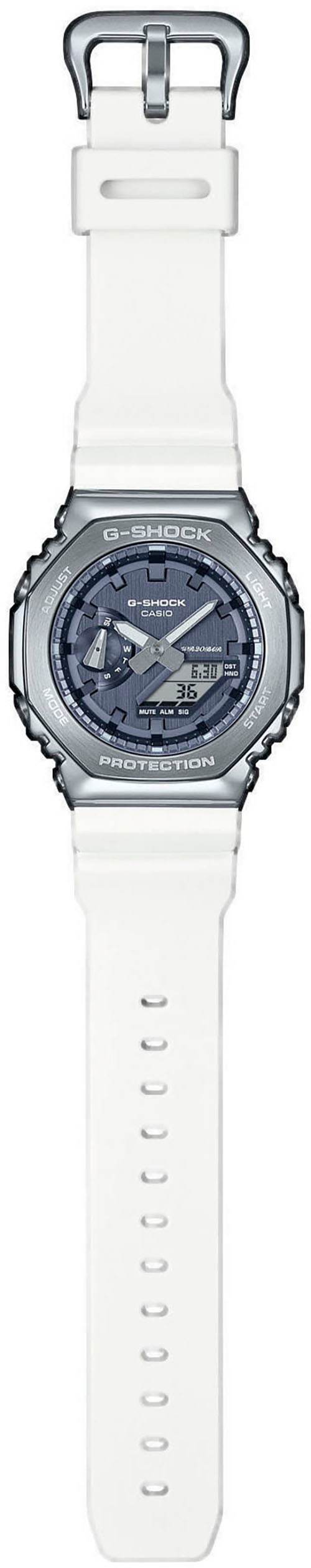 CASIO G-SHOCK Chronograph, Quarzuhr,Armbanduhr,Herrenuhr,digital, bis 20 bar wasserd.Resinarmband