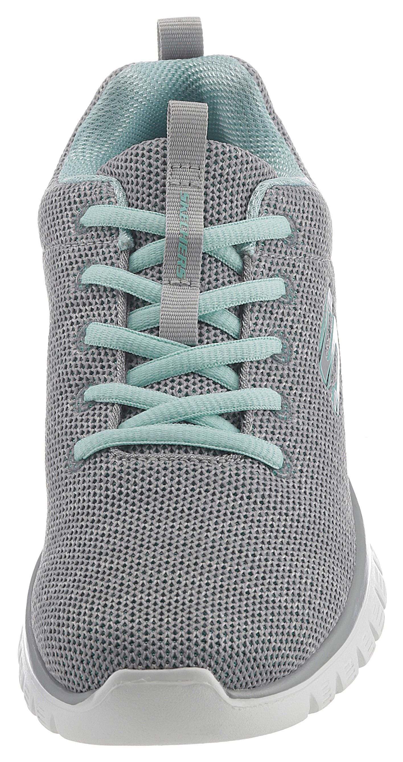 Skechers Sneaker »Graceful - Twisted Fortune«, Freizeitschuh, Halbschuh, Schnürschuh mit Memory Foam