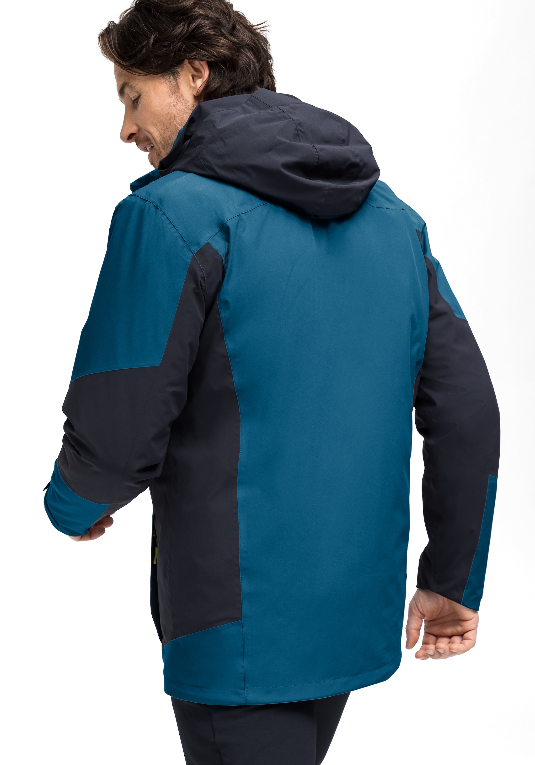 Maier Sports 3-in-1-Funktionsjacke »Ribut M«, funktionale Doppel-Jacke für Wanderungen und Ausflüge