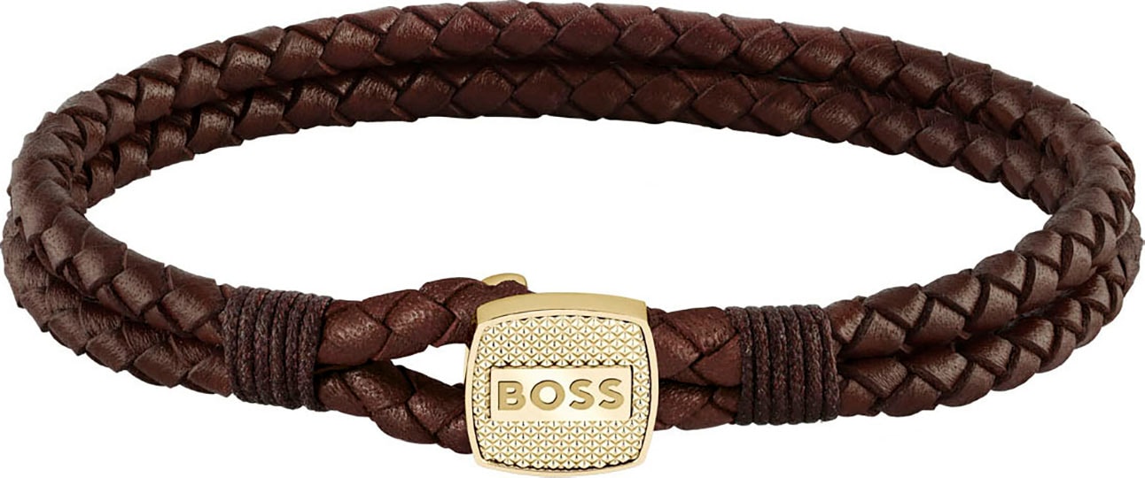 BOSS Lederarmband »SEAL, 1580667M, 1580668M«