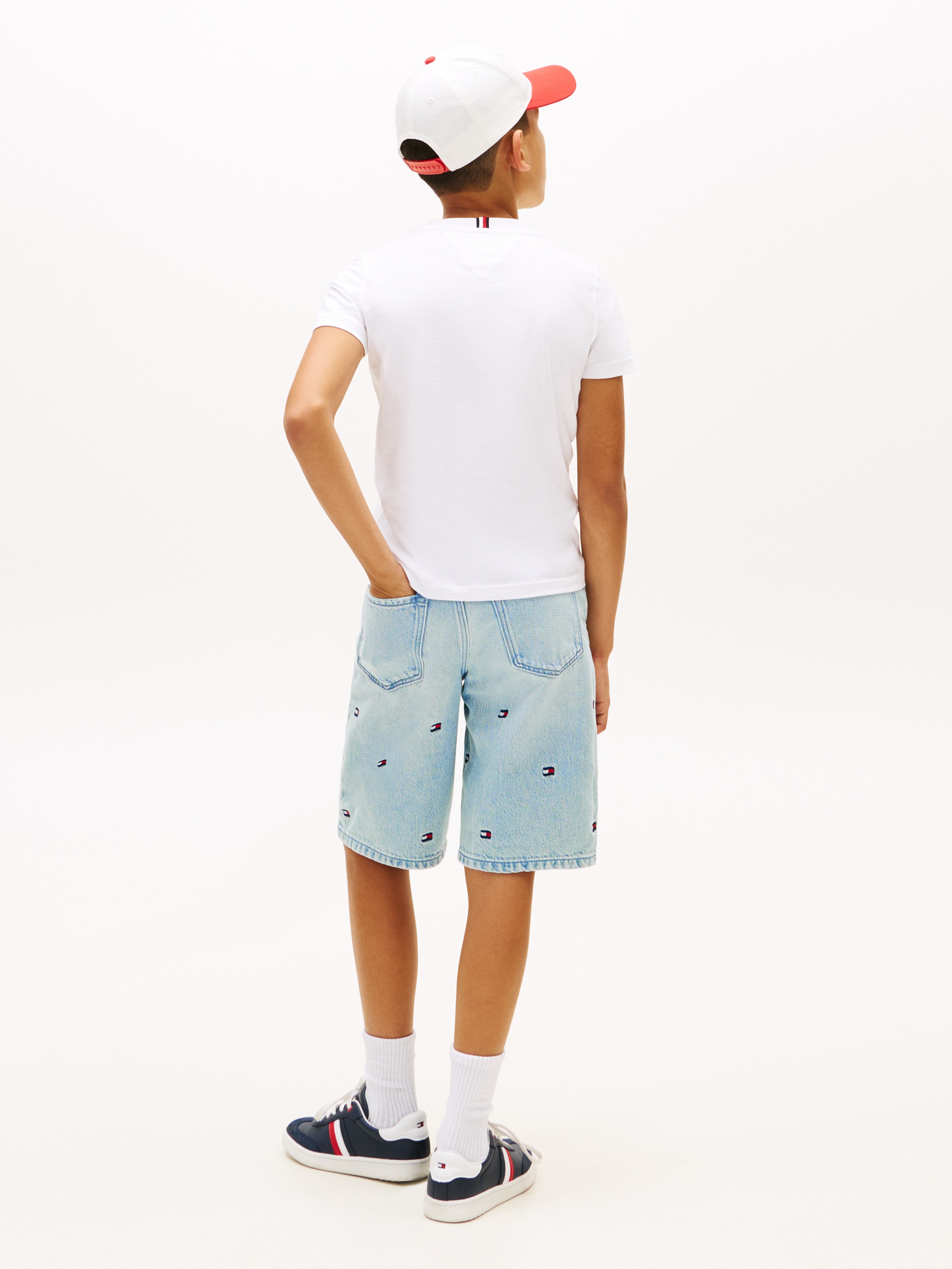 Tommy Hilfiger T-Shirt »WAVY FLAG T-SHIRT« Kinder bis 16 Jahre, regular fit