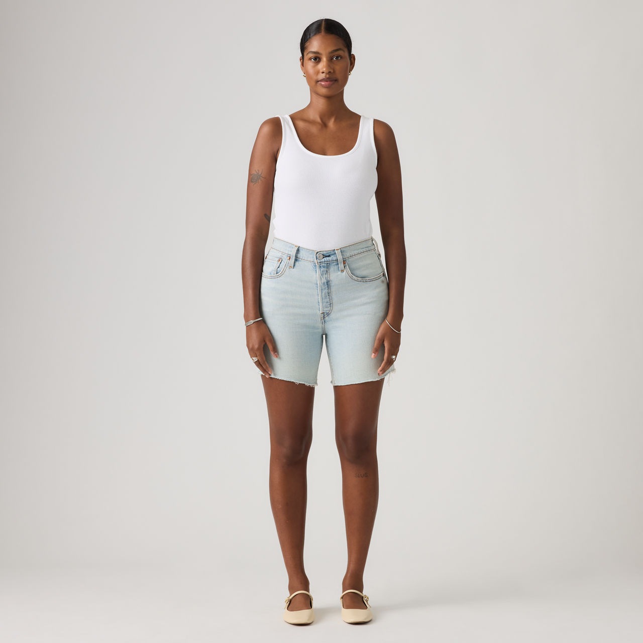 Levi's® Shorts »501® MID THIGH SHORT«  im Five-Pocket Style