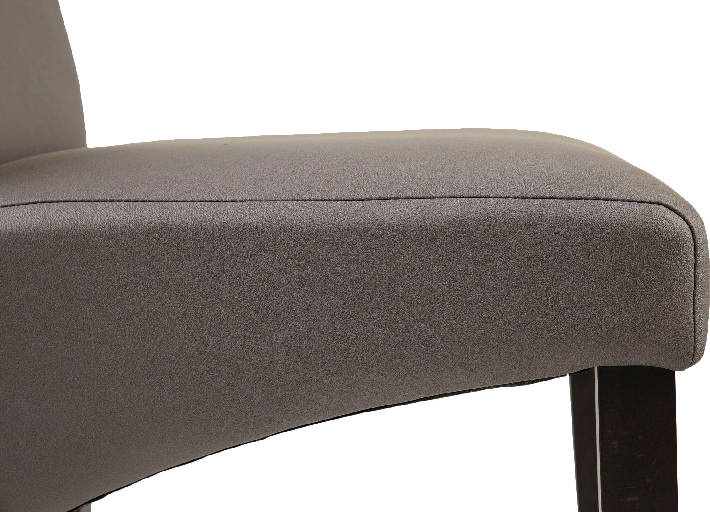 Home affaire 4-Fußstuhl »Rito«, (Set), 2 St., Microfaser, Gestell Buche natur oder wenge lackiert