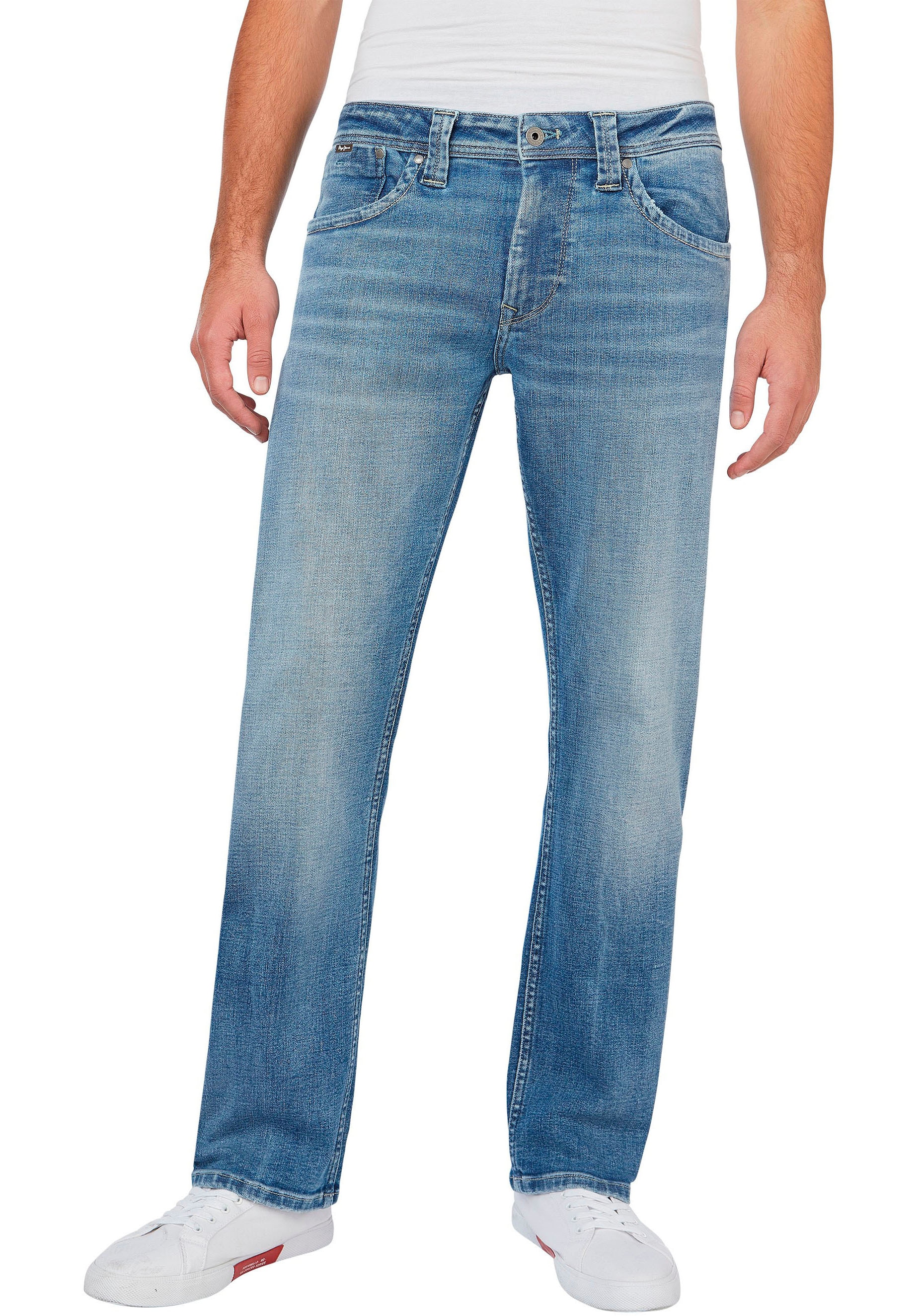 Straight-Jeans »KINGSTON ZIP«, in 5-Pocket-Form