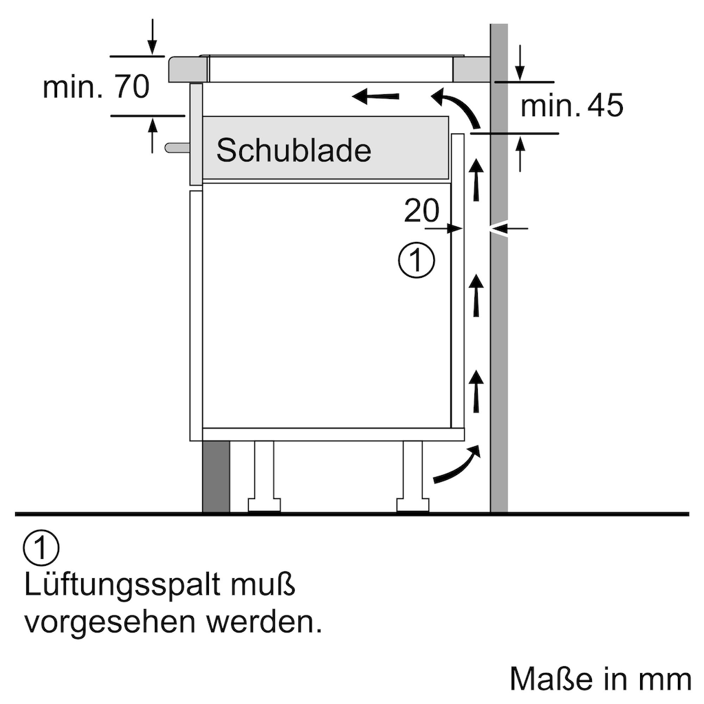 SIEMENS Flex-Induktions-Kochfeld von SCHOTT CERAN®, EX601LXC1E