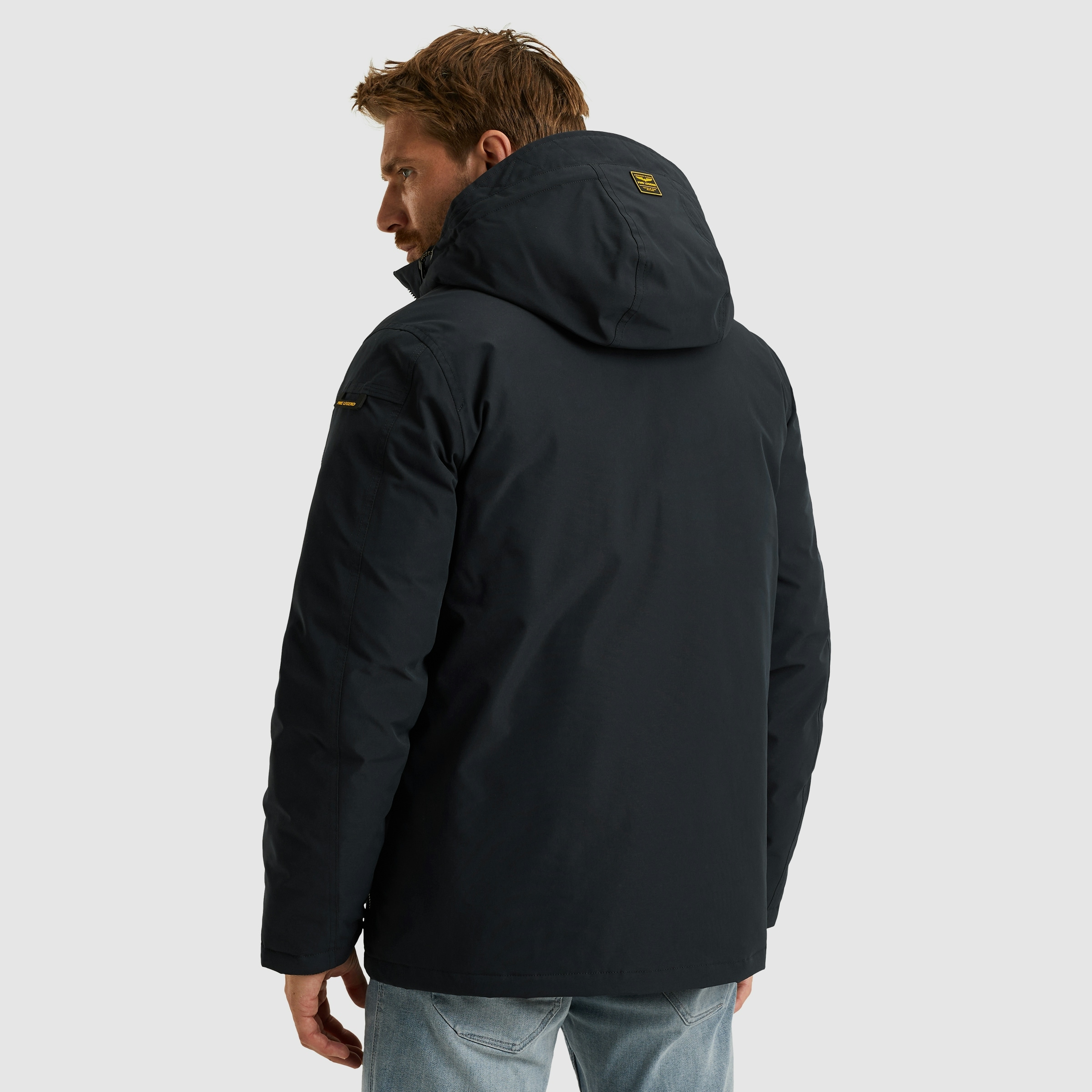 PME LEGEND Winterjacke mit Kapuze Taschen mit Reißverschluss