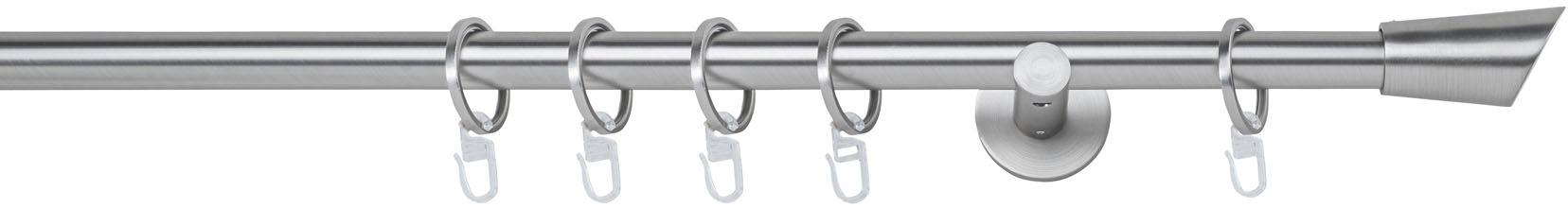 mydeco Gardinenstange »20mm Rag Wandträger 6,5 cm«, 1 läufig-läufig, Fixmaß