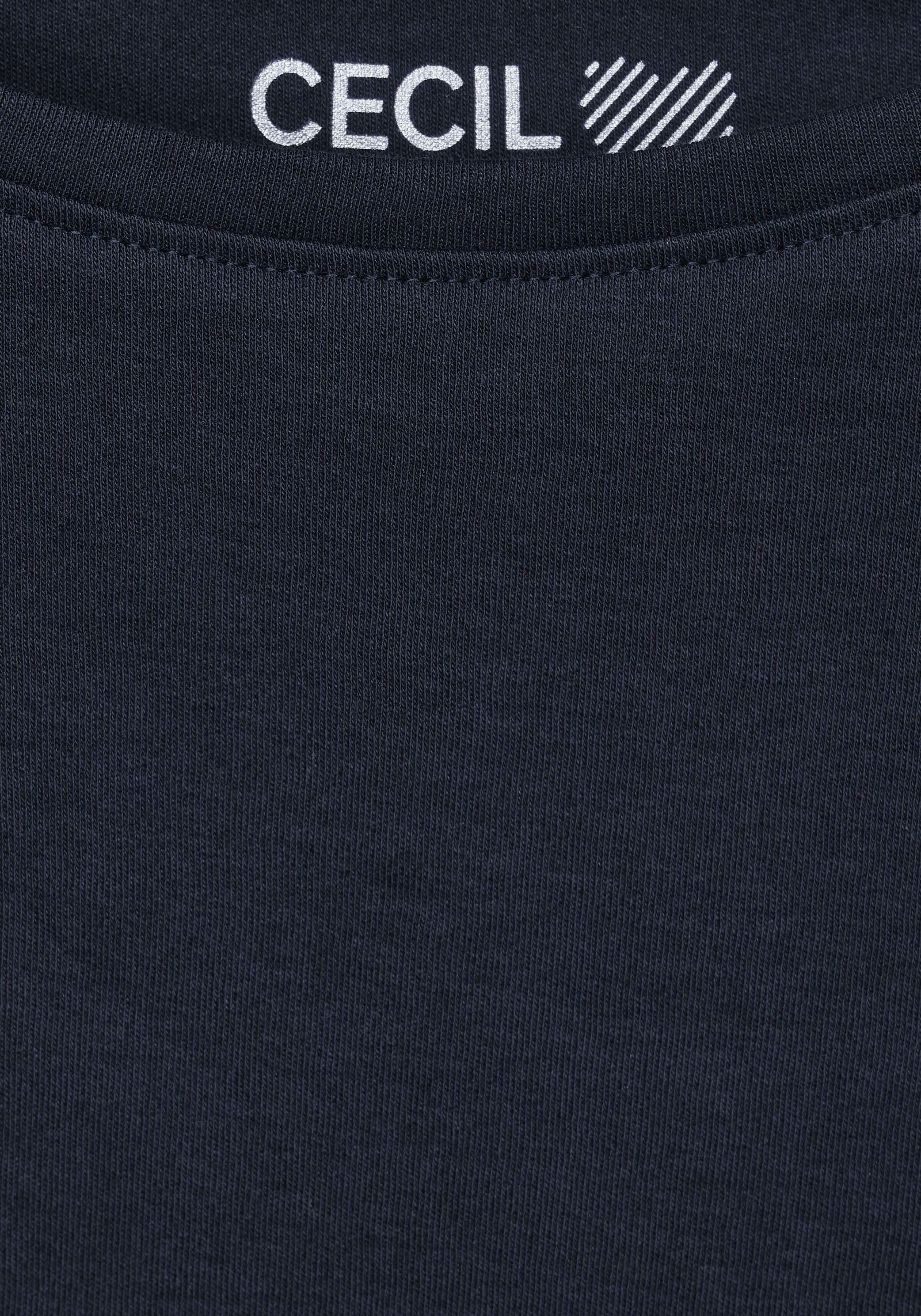 Cecil 3/4-Arm-Shirt »Basic Boatneck«, mit U-Boot-Ausschnitt