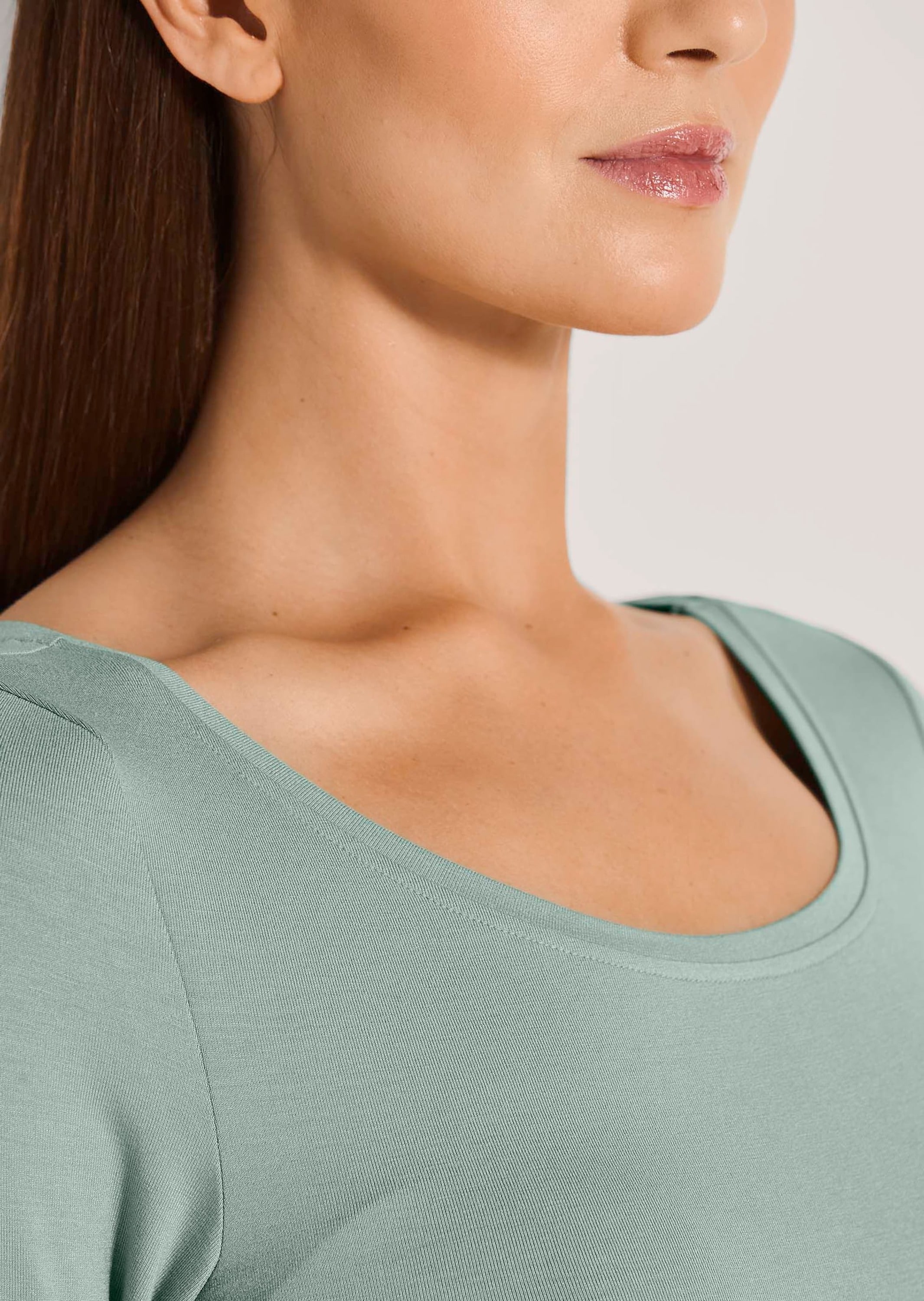 MADELEINE 3/4-Arm-Shirt »Blusenshirt Halbarm Viskose-Oberteil für Damen«