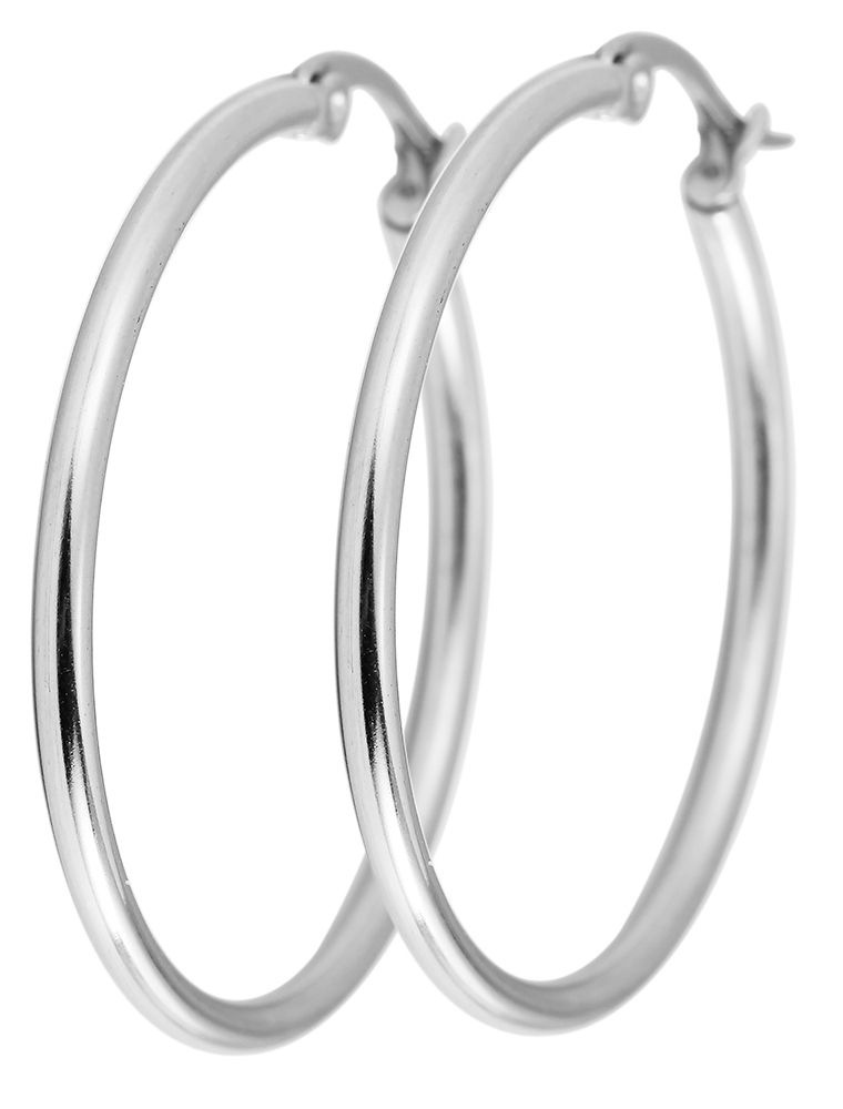 Adelia´s Paar Creolen »Damen Ohrringe ¿ Creole aus Edelstahl«