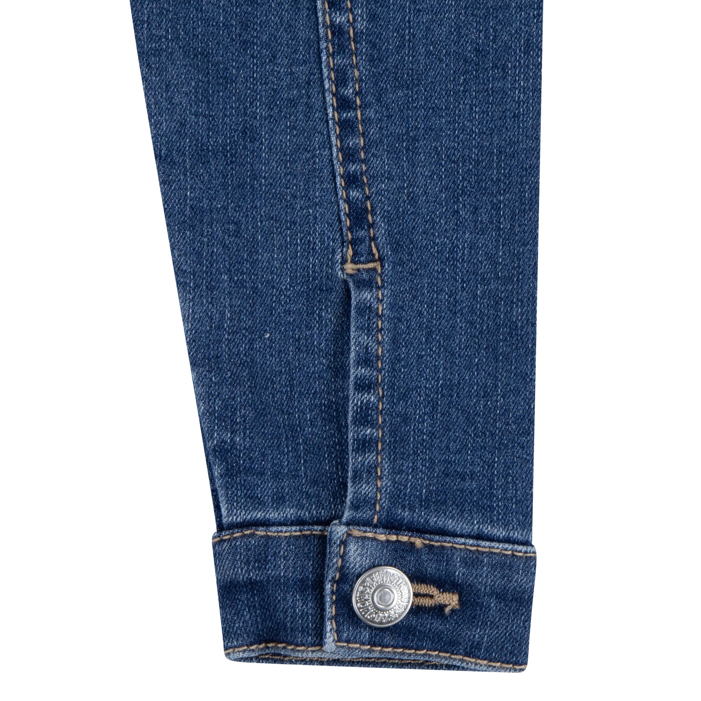 Levi's® Kids Shirt, Hose & Jäckchen »LVG 3PC SHERPA TRUCKER & JEAN«, im Jeans-Look, for Girls