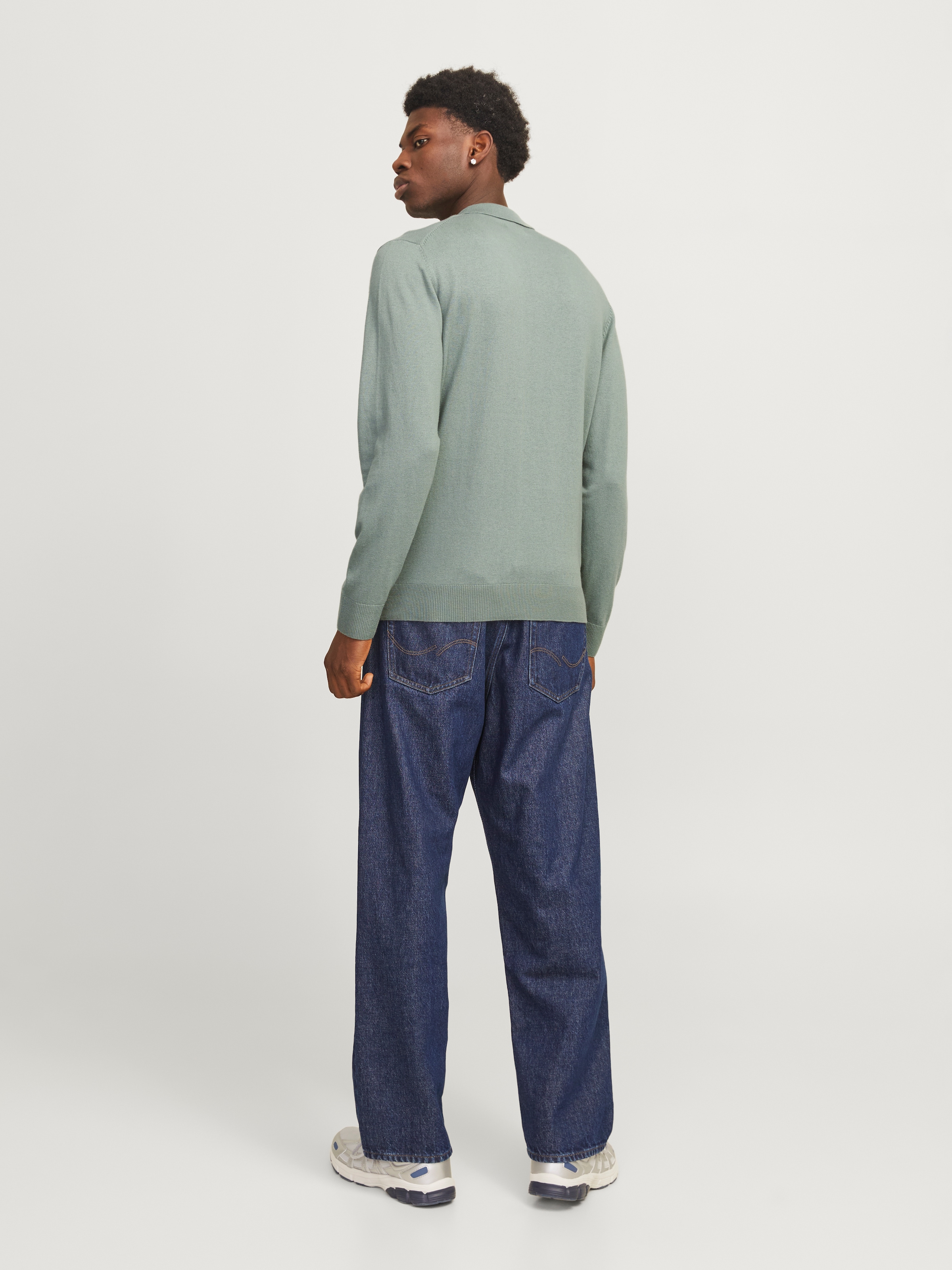 Jack & Jones Polokragenpullover »JJEEMIL KNIT POLO HALF ZIP LS NOOS«, mit Polo Kragen