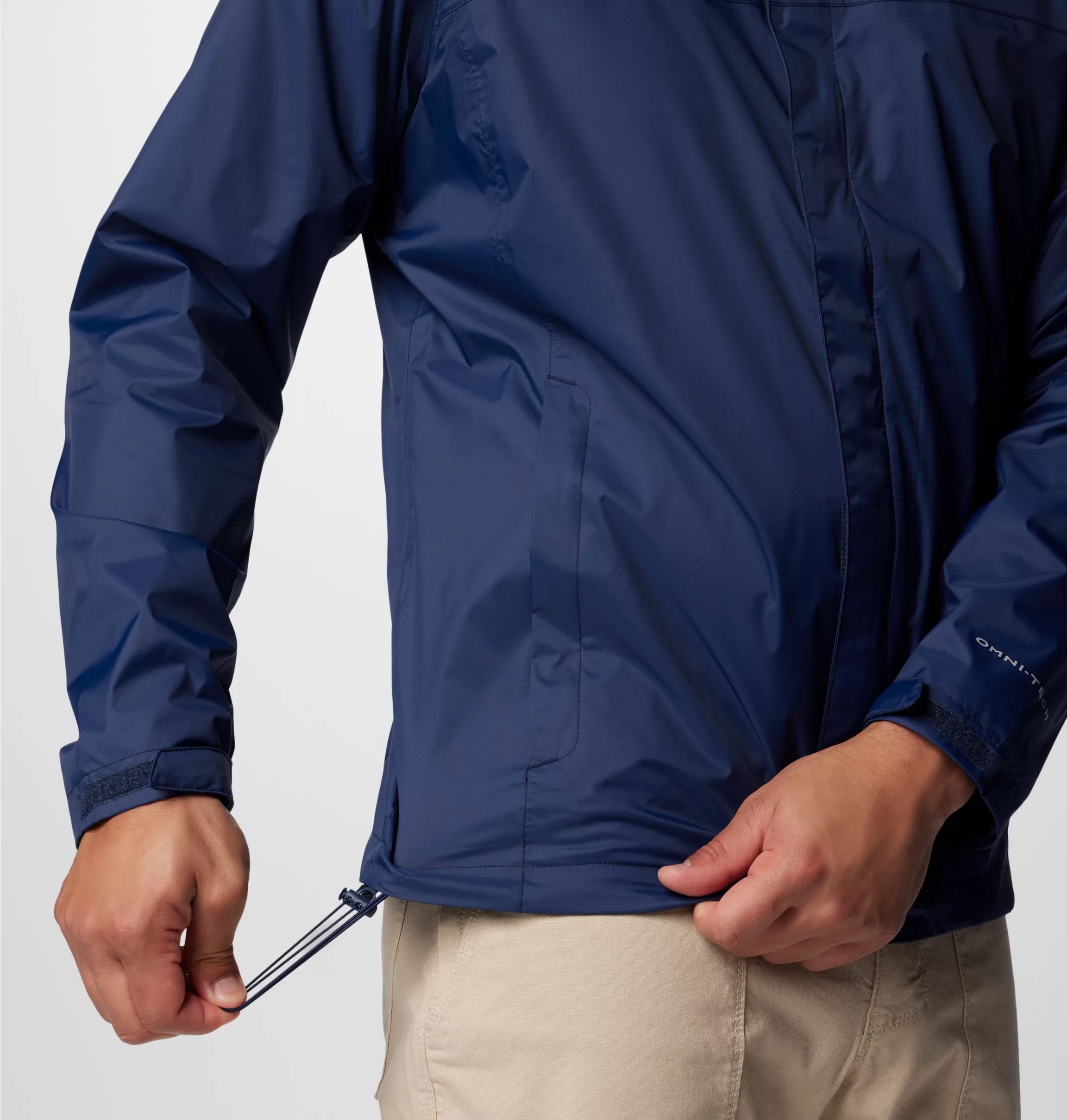 Columbia Regenjacke »WATERTIGHT II JACKET« mit Kapuze mit Reißverschlusstaschen, wasserabweisendes Obermaterial aus Nylon