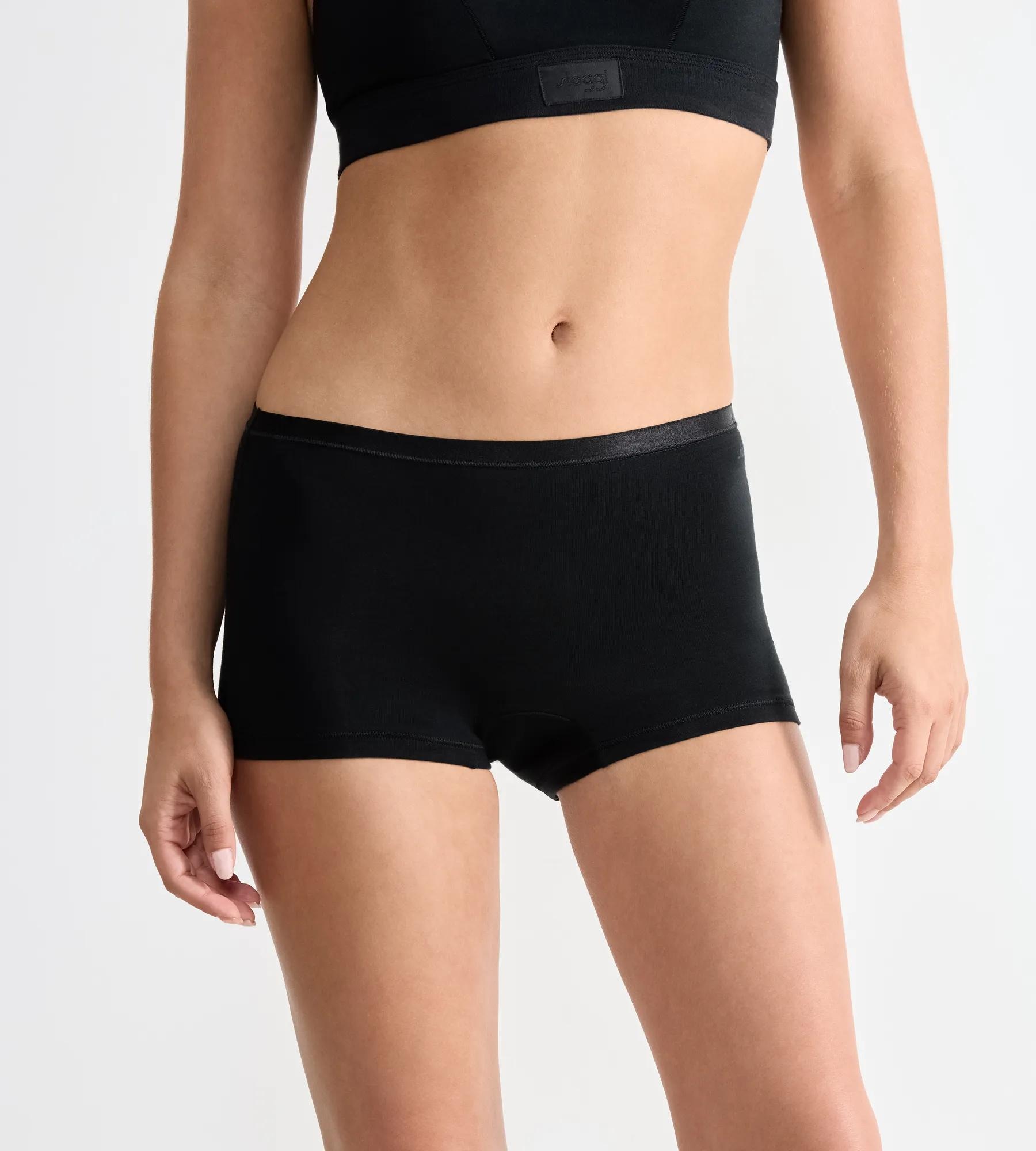 sloggi Panty »GO Daily Cotton« Glanz-Effekt Details, elastisch, bequem, Baumwollmix