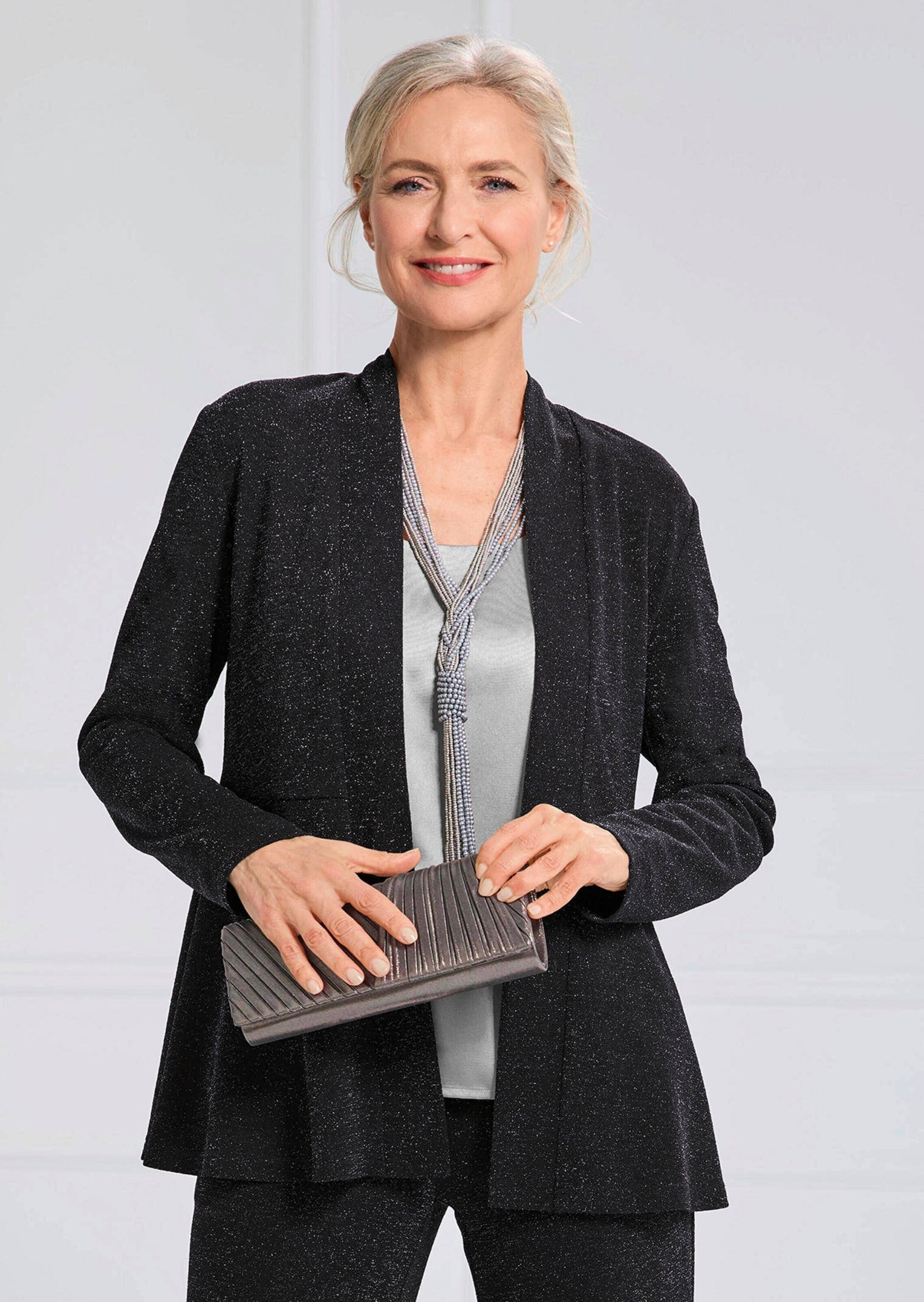 GOLDNER Jackenblazer »Elegante Jerseyjacke mit Lurex«