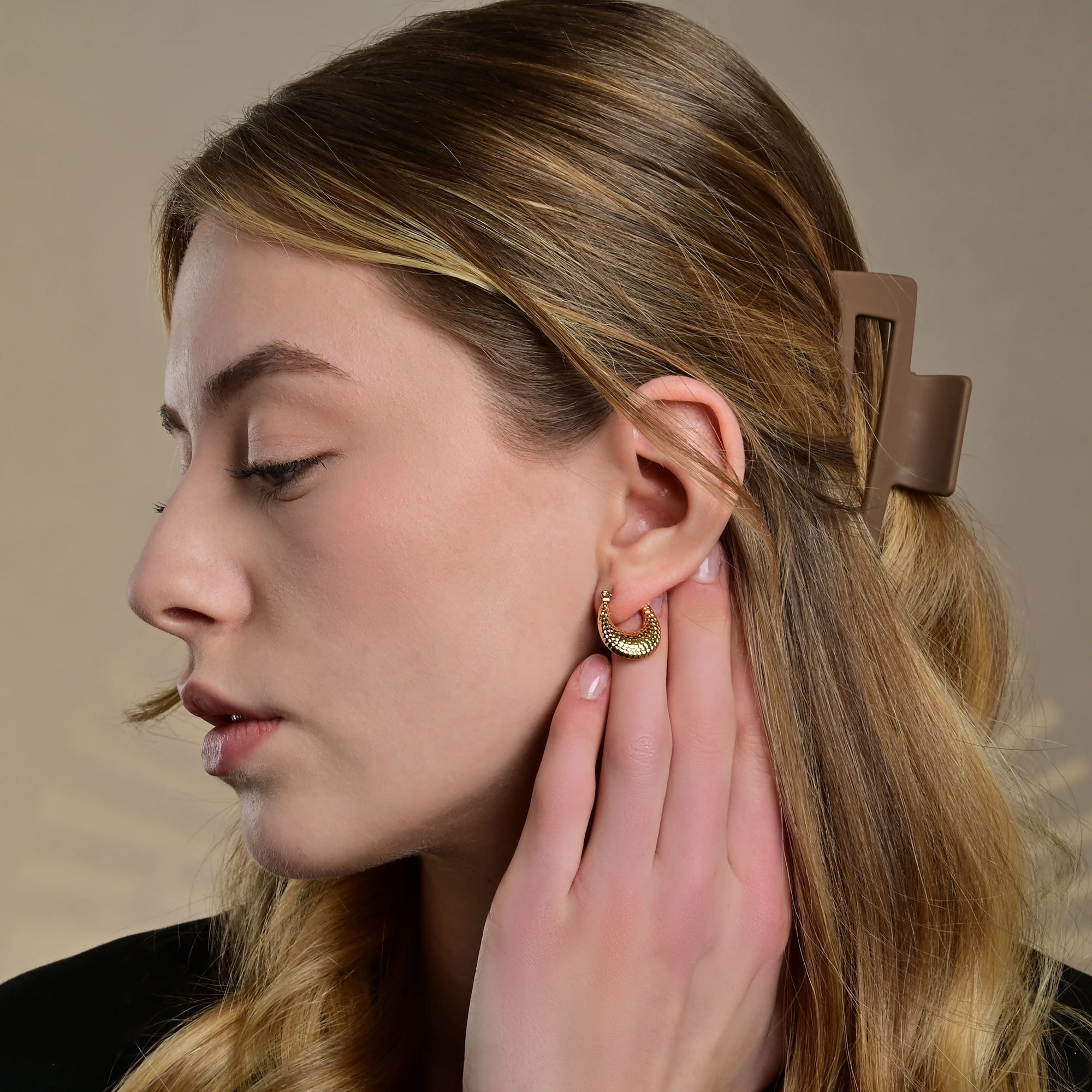 Adelia´s Paar Creolen »Damen Ohrringe ¿ Creole aus Edelstahl«