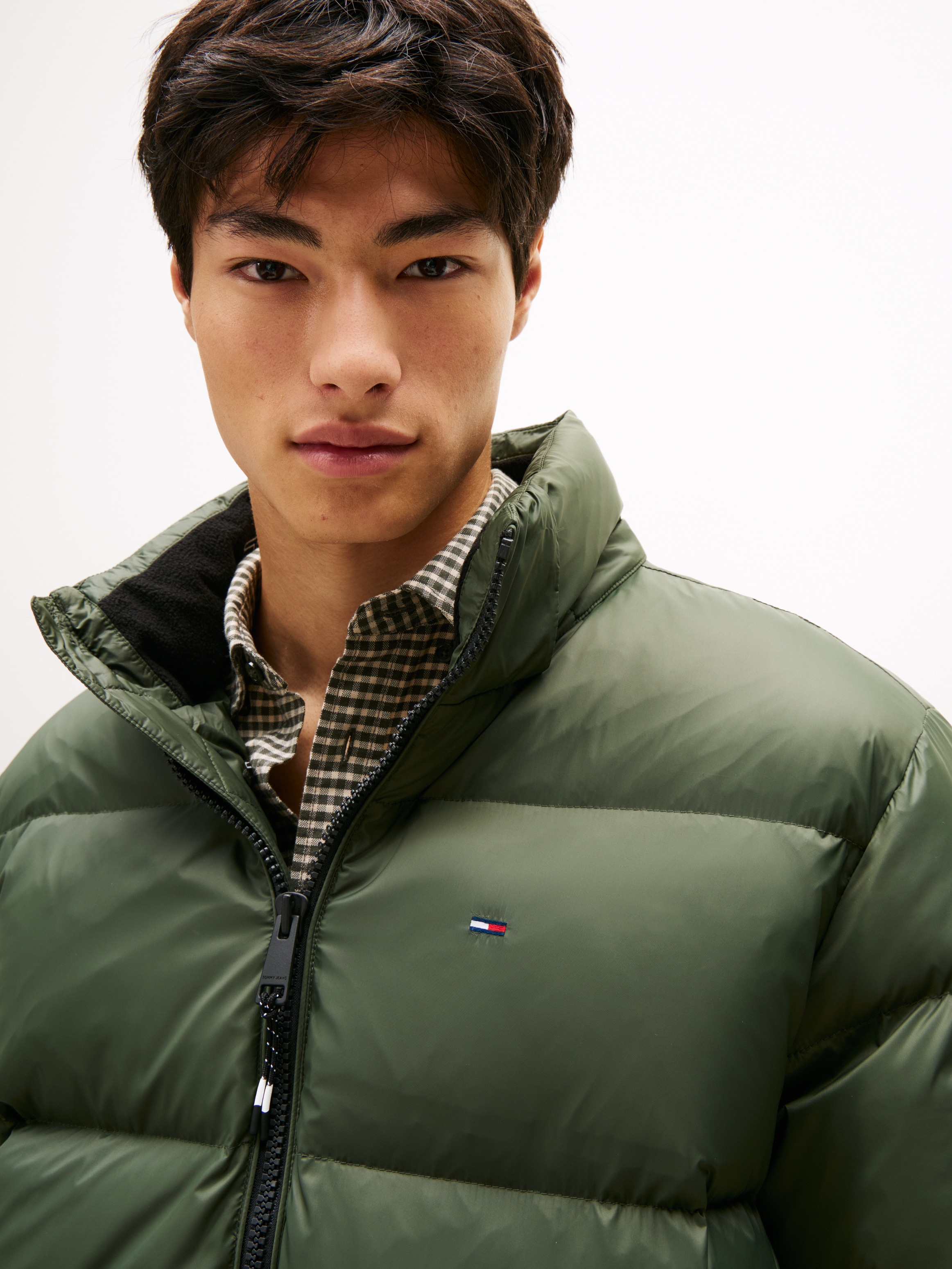 Tommy Jeans Steppjacke »TJM ESSENTIAL DOWN PARKA« mit Kapuze Daunenjacke, Übergangsjacke mit Kapuze