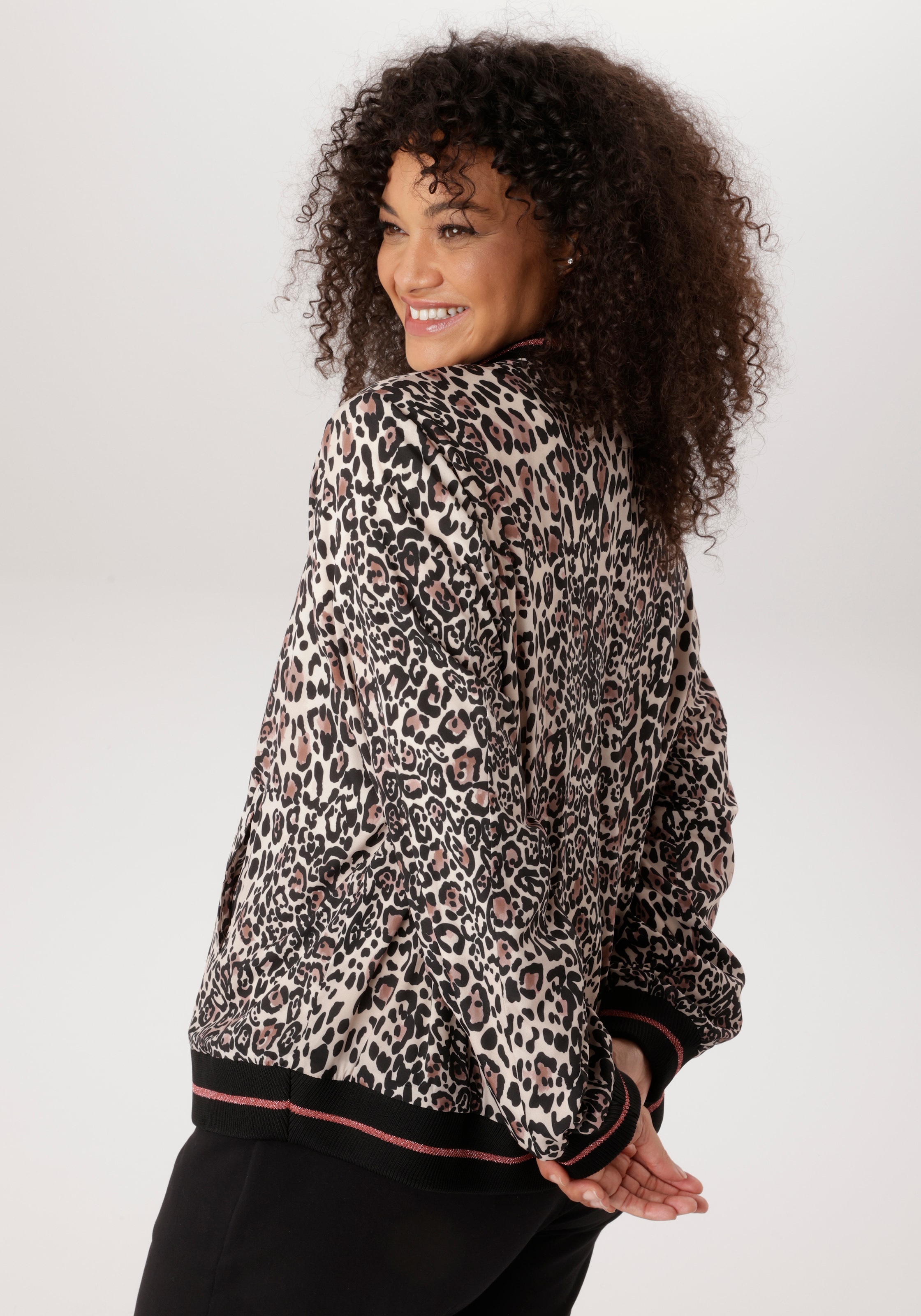 Aniston PLUS Blouson Mit Leodruck - NEUE KOLLEKTION