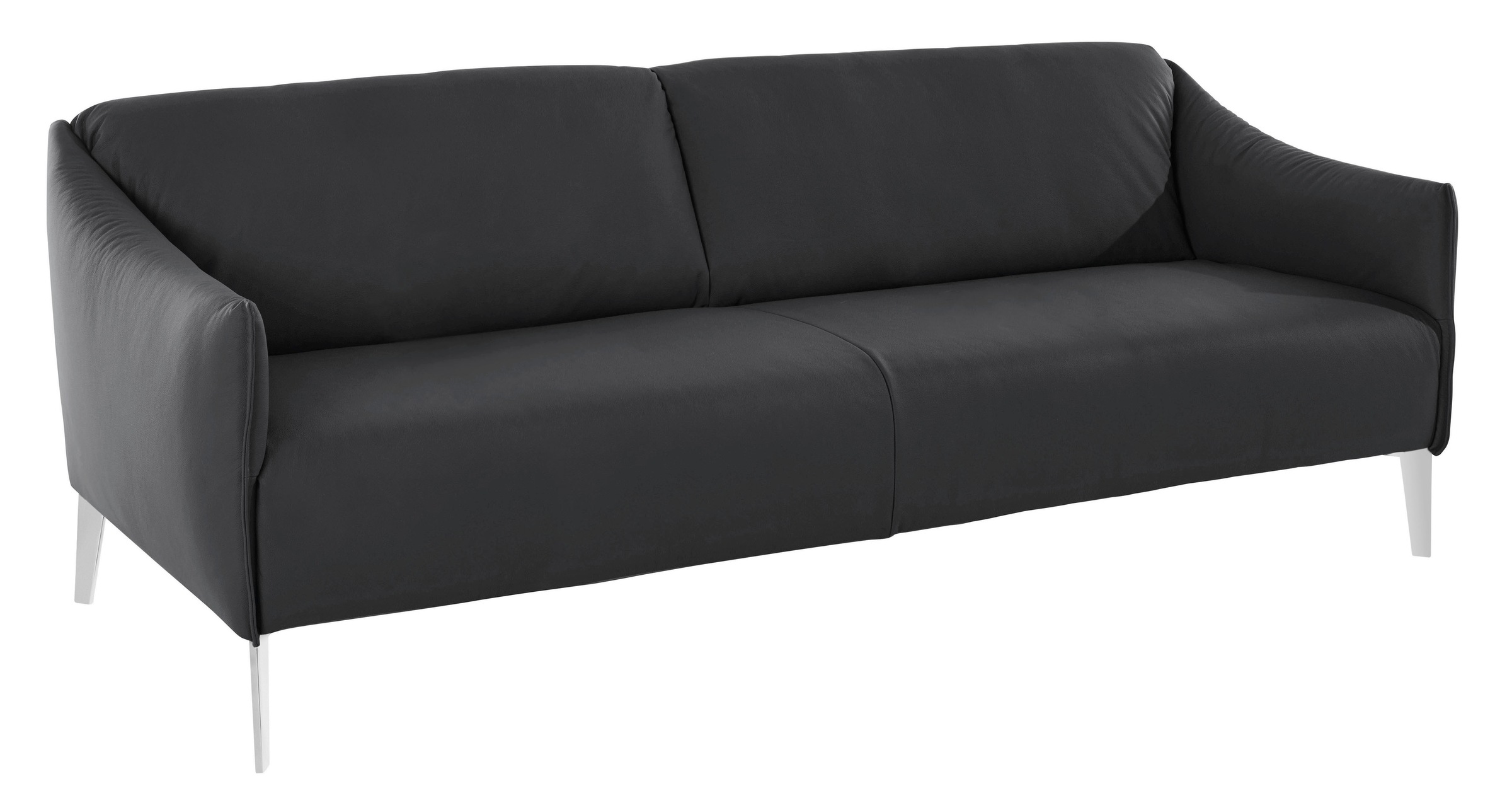 W.SCHILLIG 2,5-Sitzer »sally«, mit Metall-Winkelfüßen in Chrom glänzend, Breite 194 cm