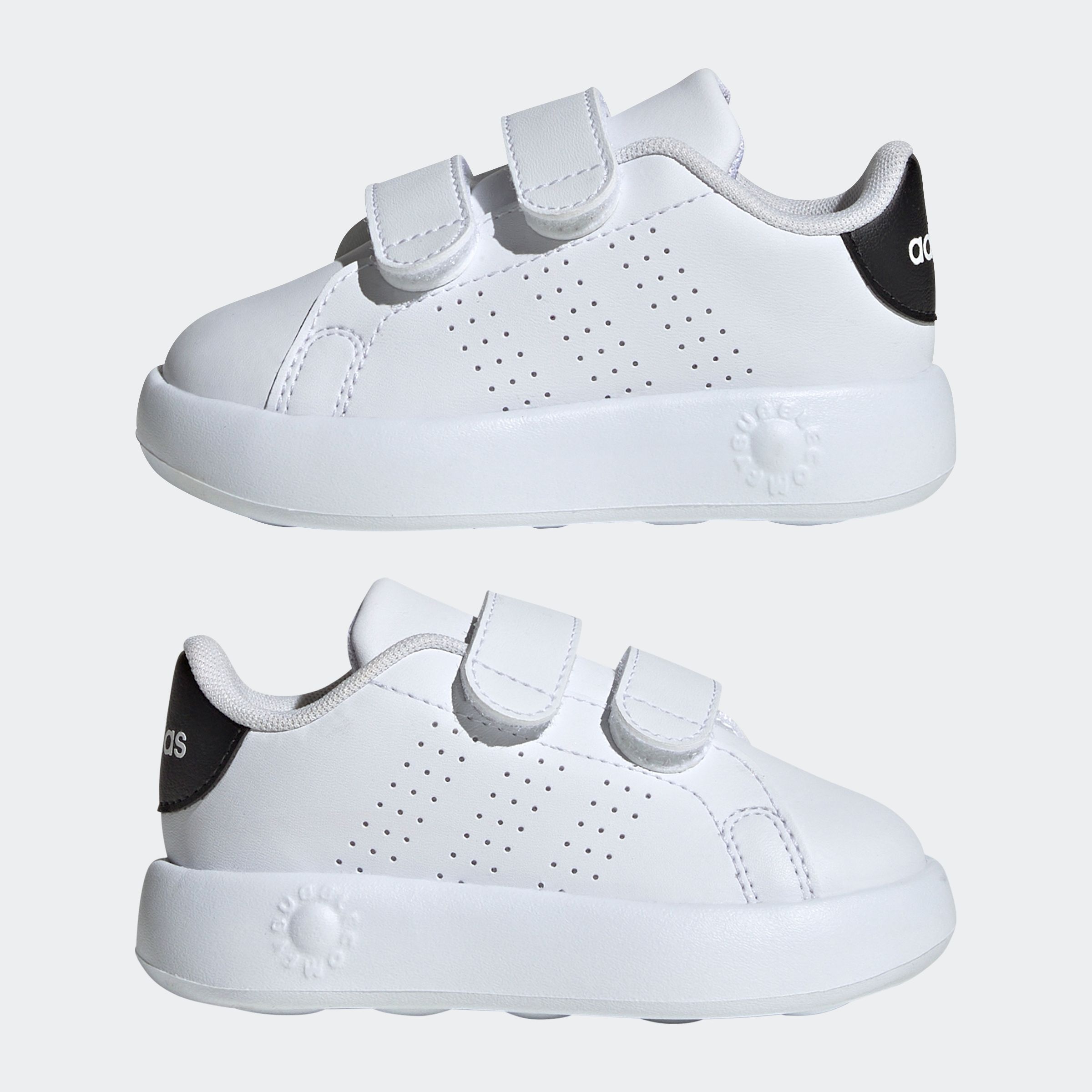 adidas Sportswear Klettschuh »ADVANTAGE KIDS«, Design auf den Spuren des adidas Stan Smith, für Kinder
