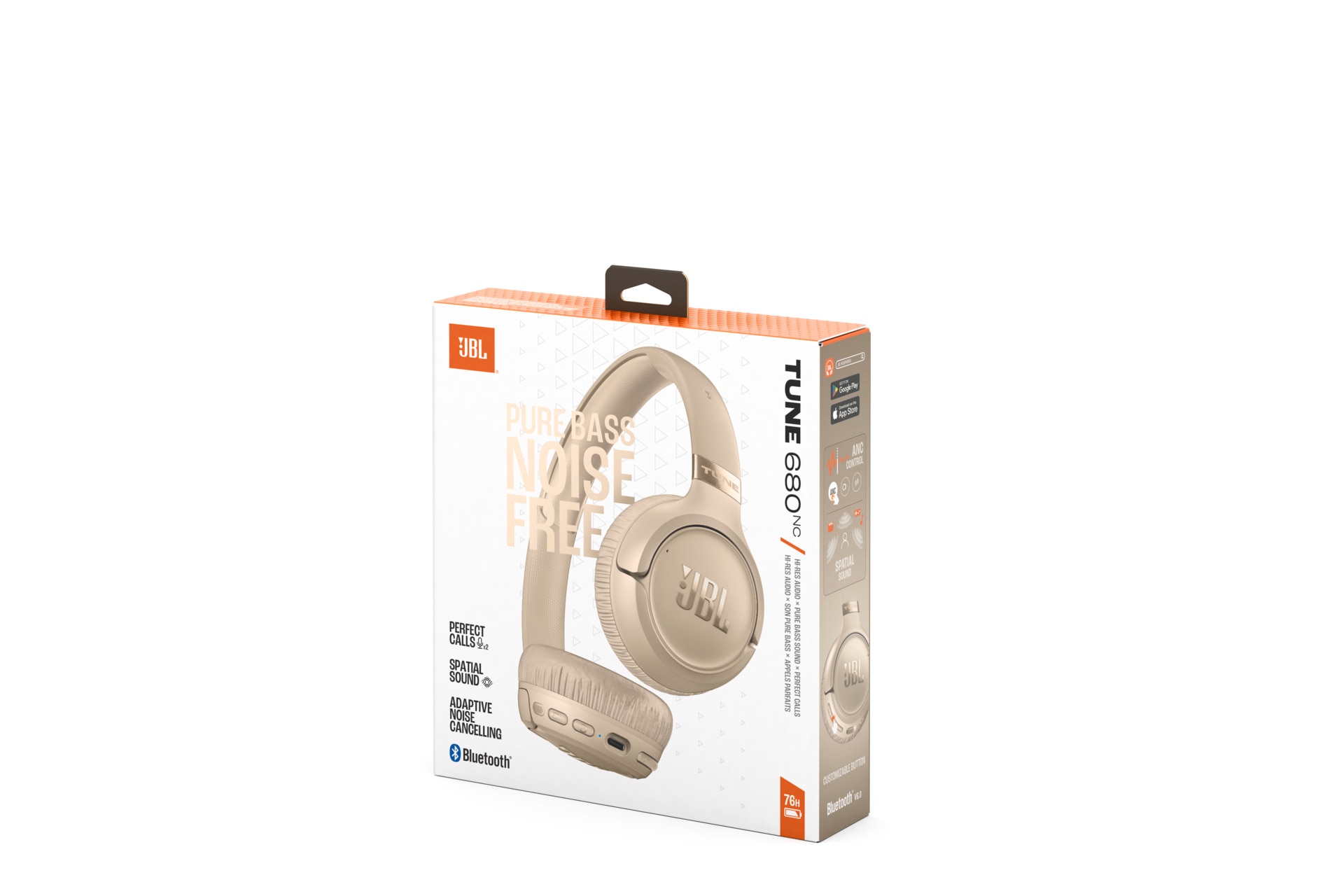 JBL On-Ear-Kopfhörer »Tune 680NC« A2DP Bluetooth Active Noise Cancelling (ANC) | Freisprechfunktion Kabelloser On-Ear-Kopfhörer mit Noise-Cancelling