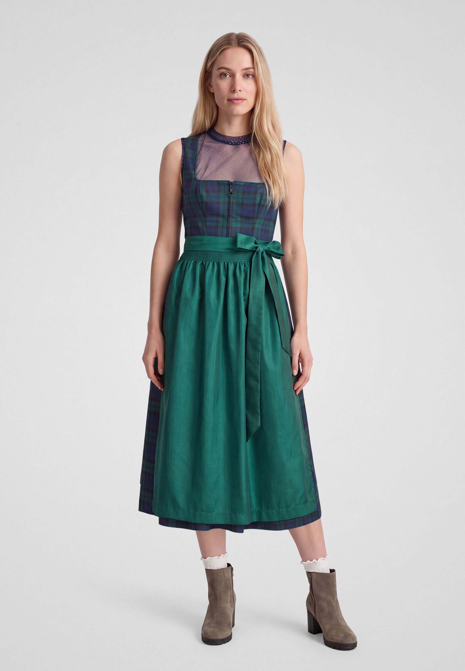 Spieth & Wensky Dirndl »Spieth & Wensky Dirndl Korsika« Ohne Taschen in Midilänge