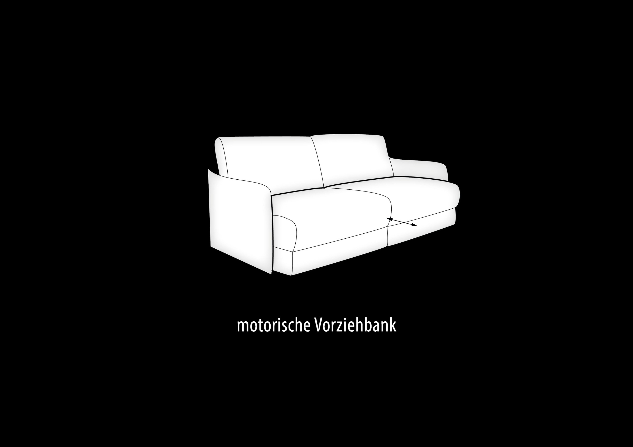 HUKLA Ecksofa »HU-HP18064 L-Form«, (Set), Optional mit motorischer Vorziehbank, stylische Reling