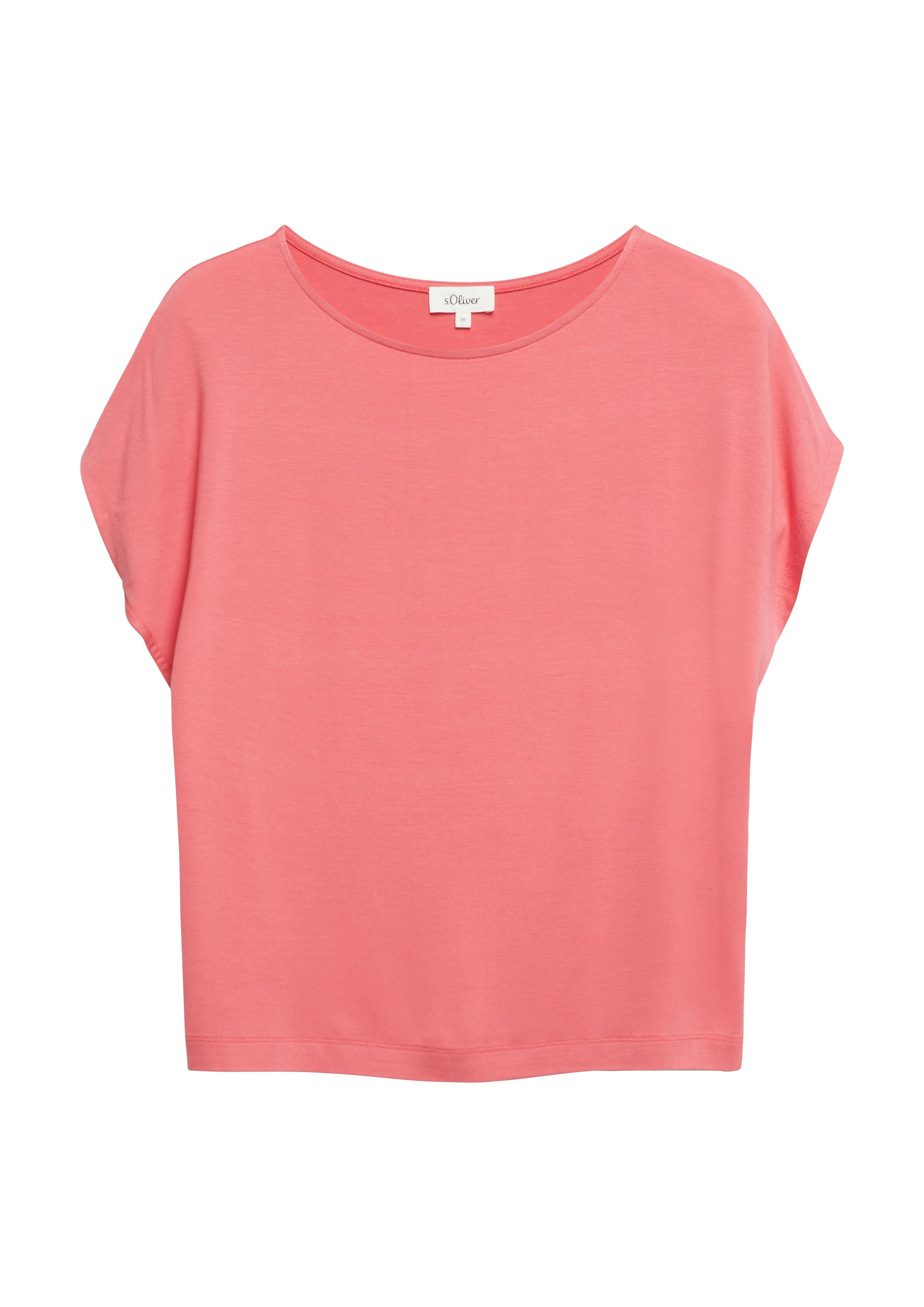 s.Oliver T-Shirt mit Markenlabel