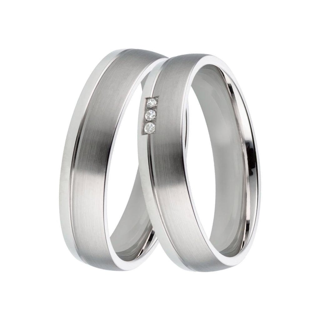 DOOSTI Trauring »Schmuck Geschenk Silber 925 Trauring Ehering Partnerring LIEBE«