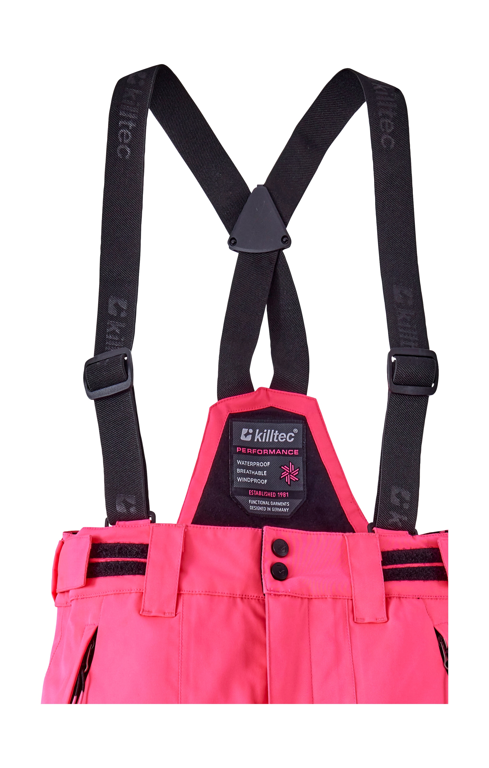Killtec Skihose »Girls Skihose 242«  Wasserdicht, atmungsaktiv, abnehmbare Träger, rutschfester Schneefang