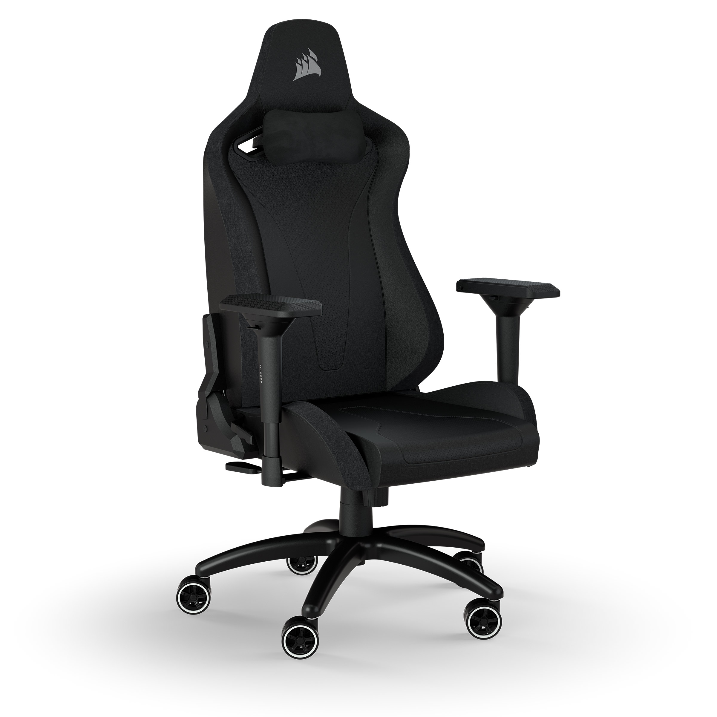 Corsair Gaming-Stuhl »TC200 Leatherette Gaming Chair, Black/Black« () in schwarz